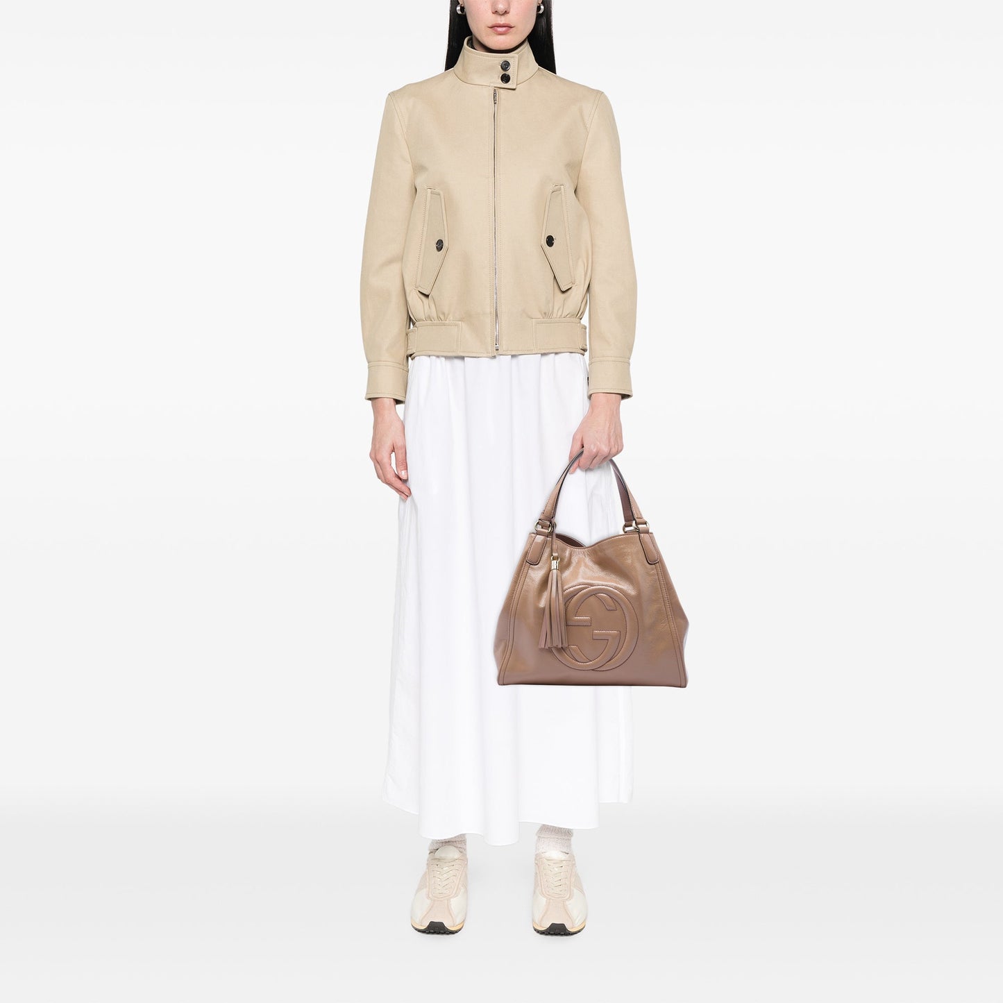Gucci Medium Patent Soho Cellarius Tote