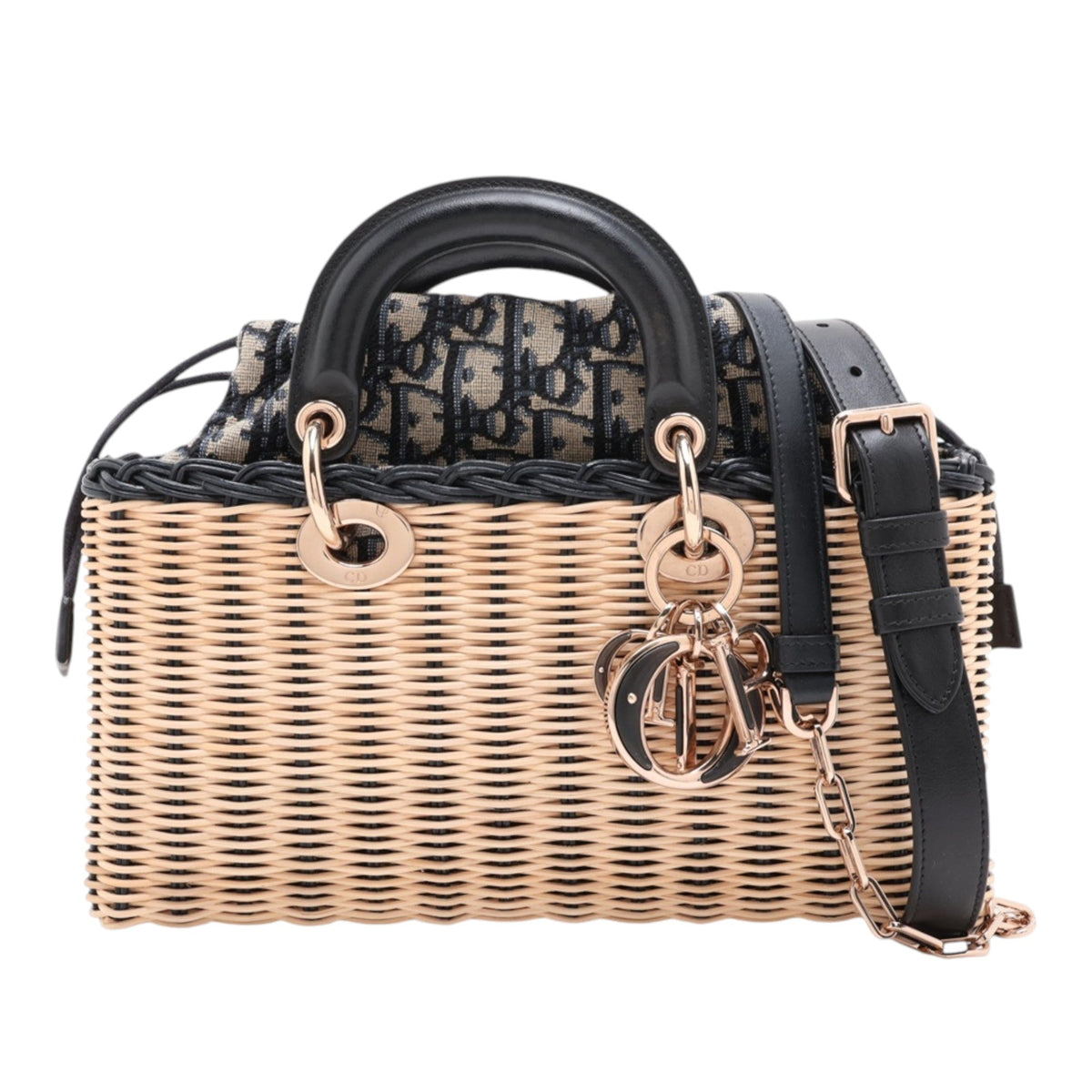 Dior Medium Wicker Lady D Joy — Beige