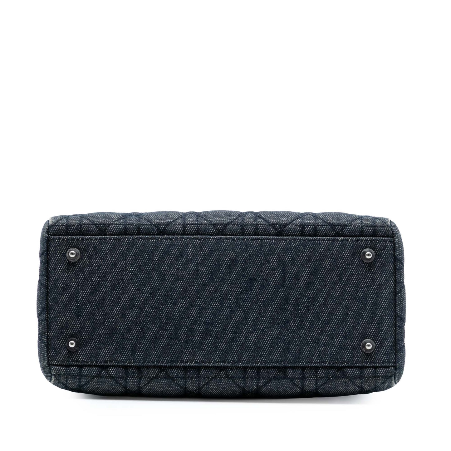 Dior Medium Denim Cannage Lady Dior
