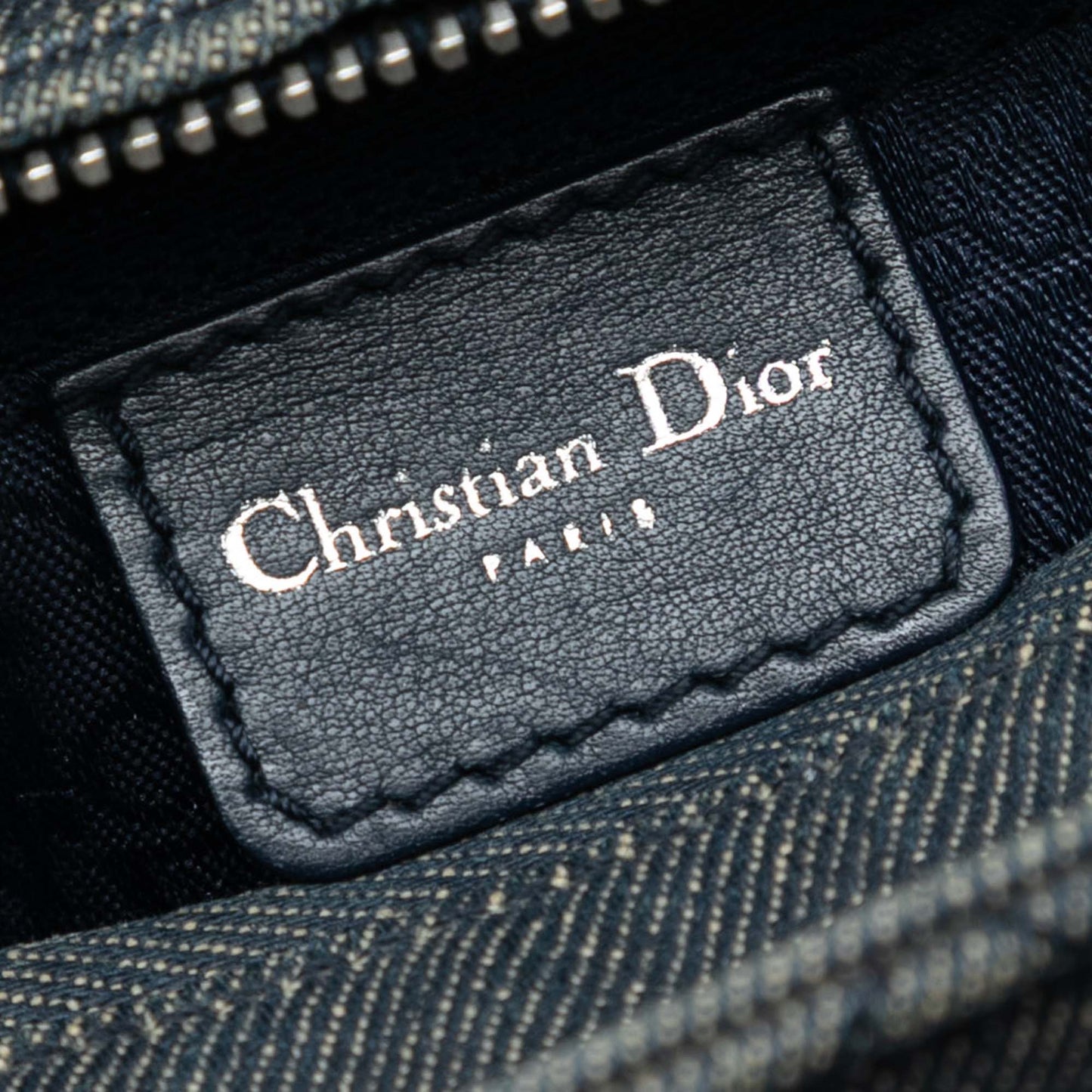 Dior Medium Denim Cannage Lady Dior