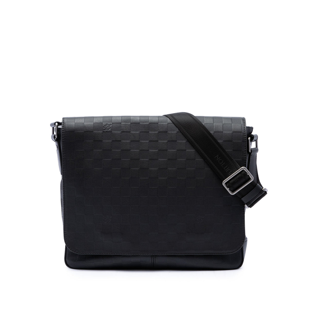Louis Vuitton Damier Infini District MM — Black