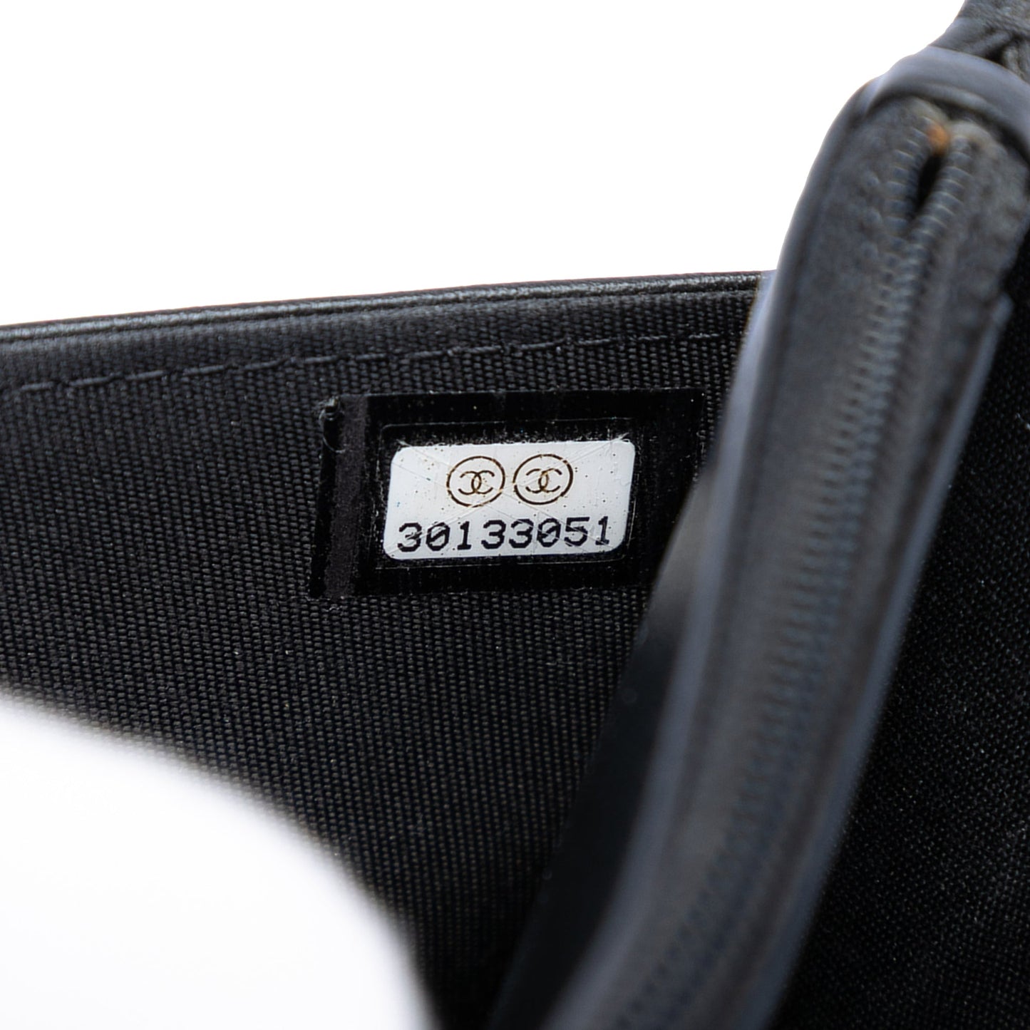 Quilted Shiny Aged Calfskin Boy Wallet On Chain
