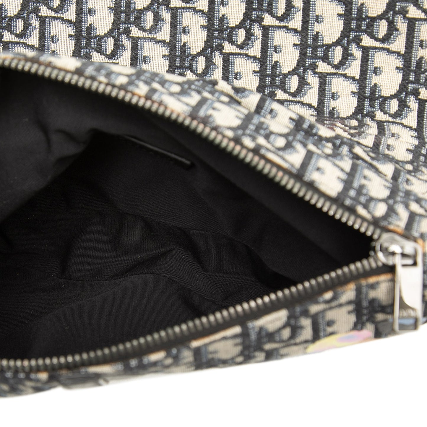 Dior Alex Foxton Oblique Canvas Saddle Crossbody