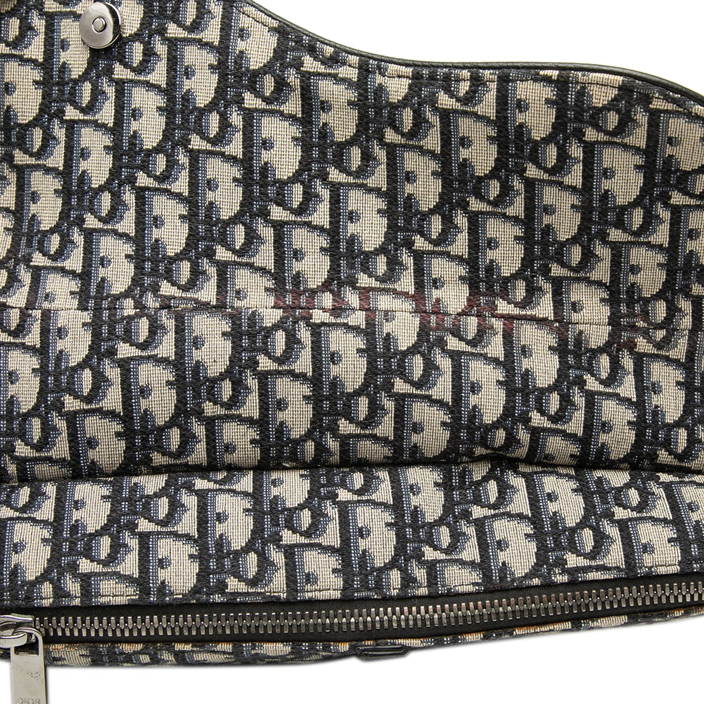 Dior Alex Foxton Oblique Canvas Saddle Crossbody