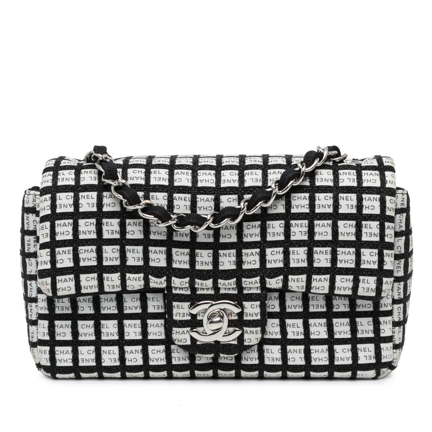 Chanel Mini Rectangular Classic Ribbon Tweed Single Flap