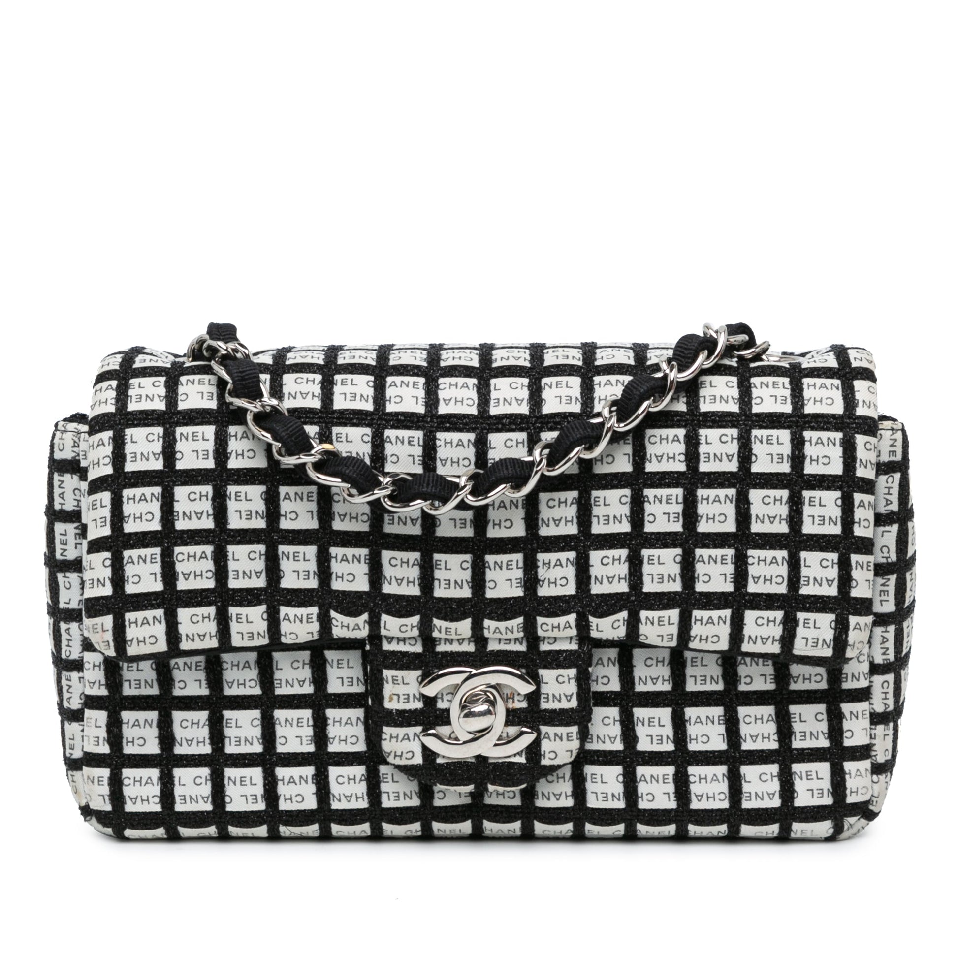 Chanel Mini Rectangular Classic Ribbon Tweed Single Flap