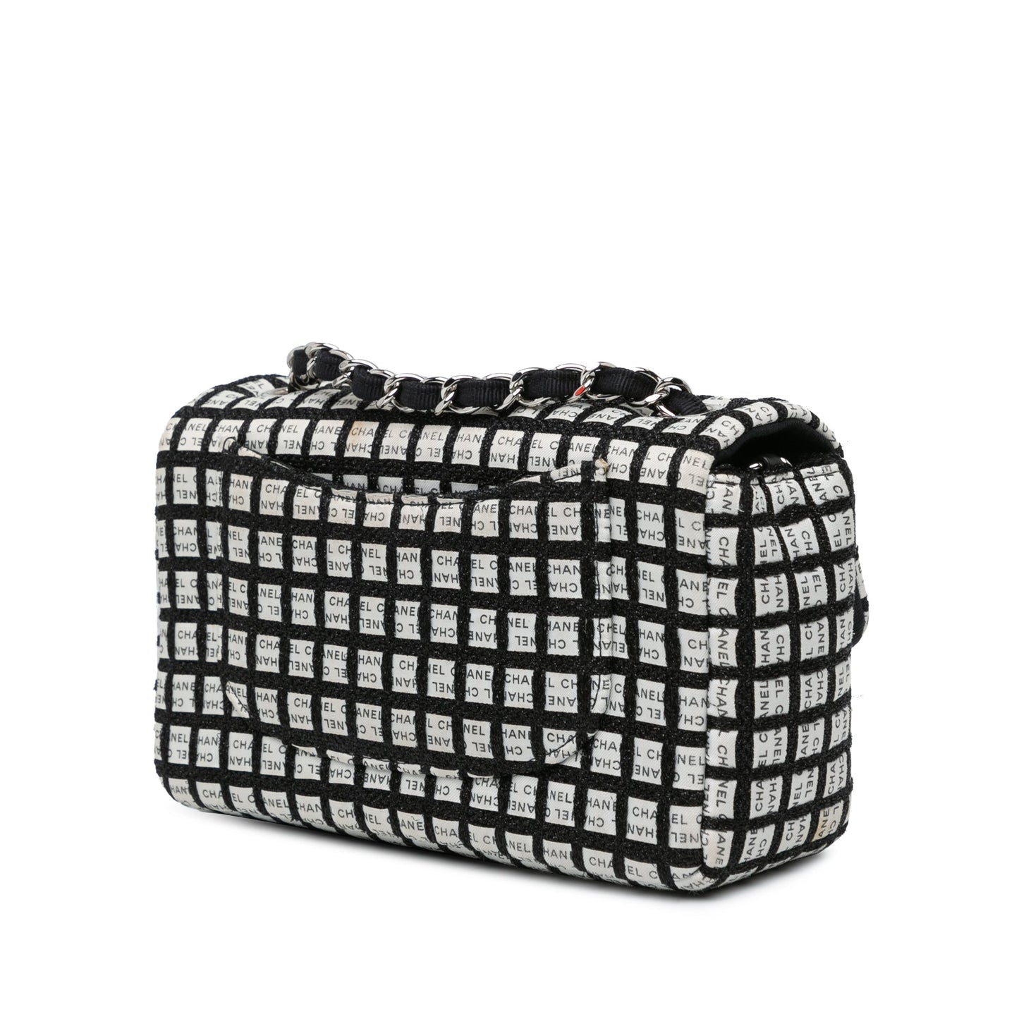 Chanel Mini Rectangular Classic Ribbon Tweed Single Flap