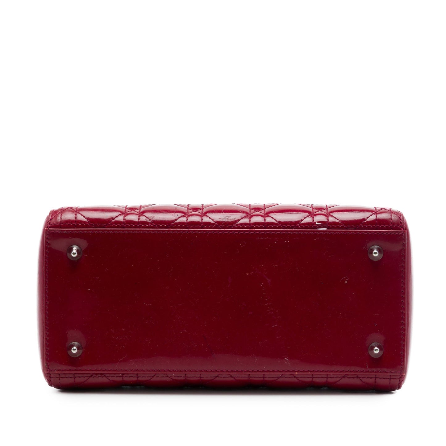 Dior Medium Patent Cannage Lady Dior