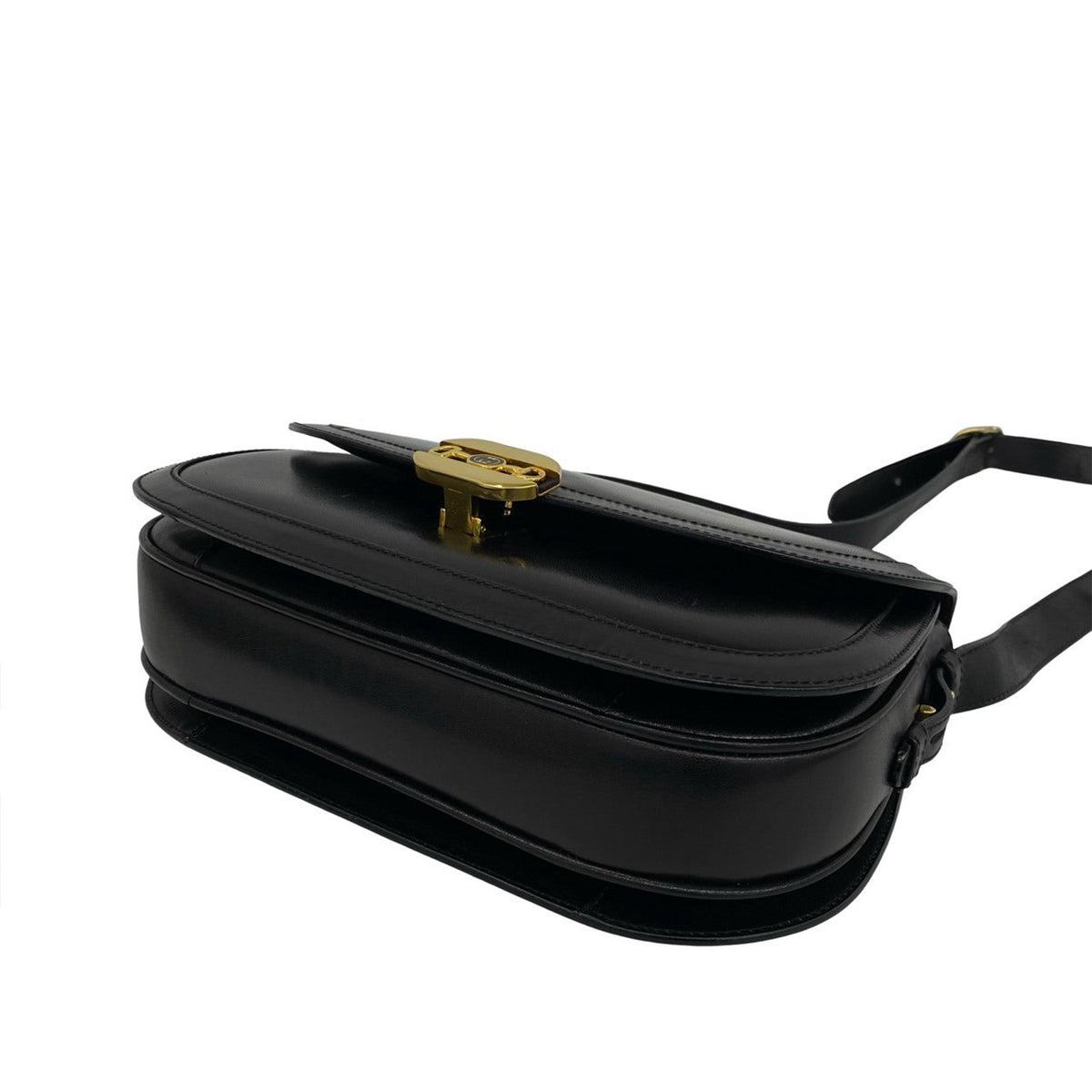 Gucci Calfskin Horsebit Flap Crossbody