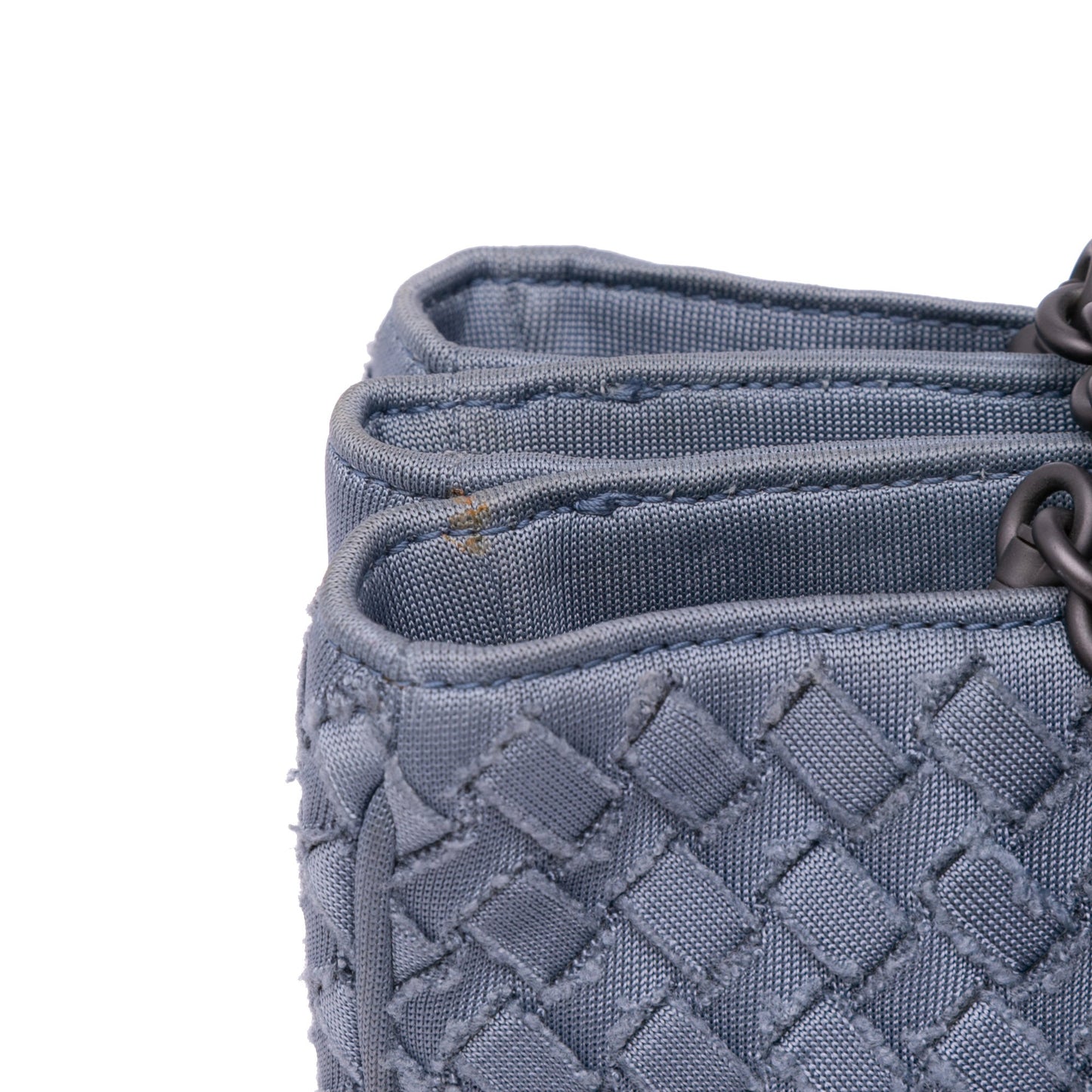 Bottega Veneta Canvas Intrecciato Buckle Flap Handbag