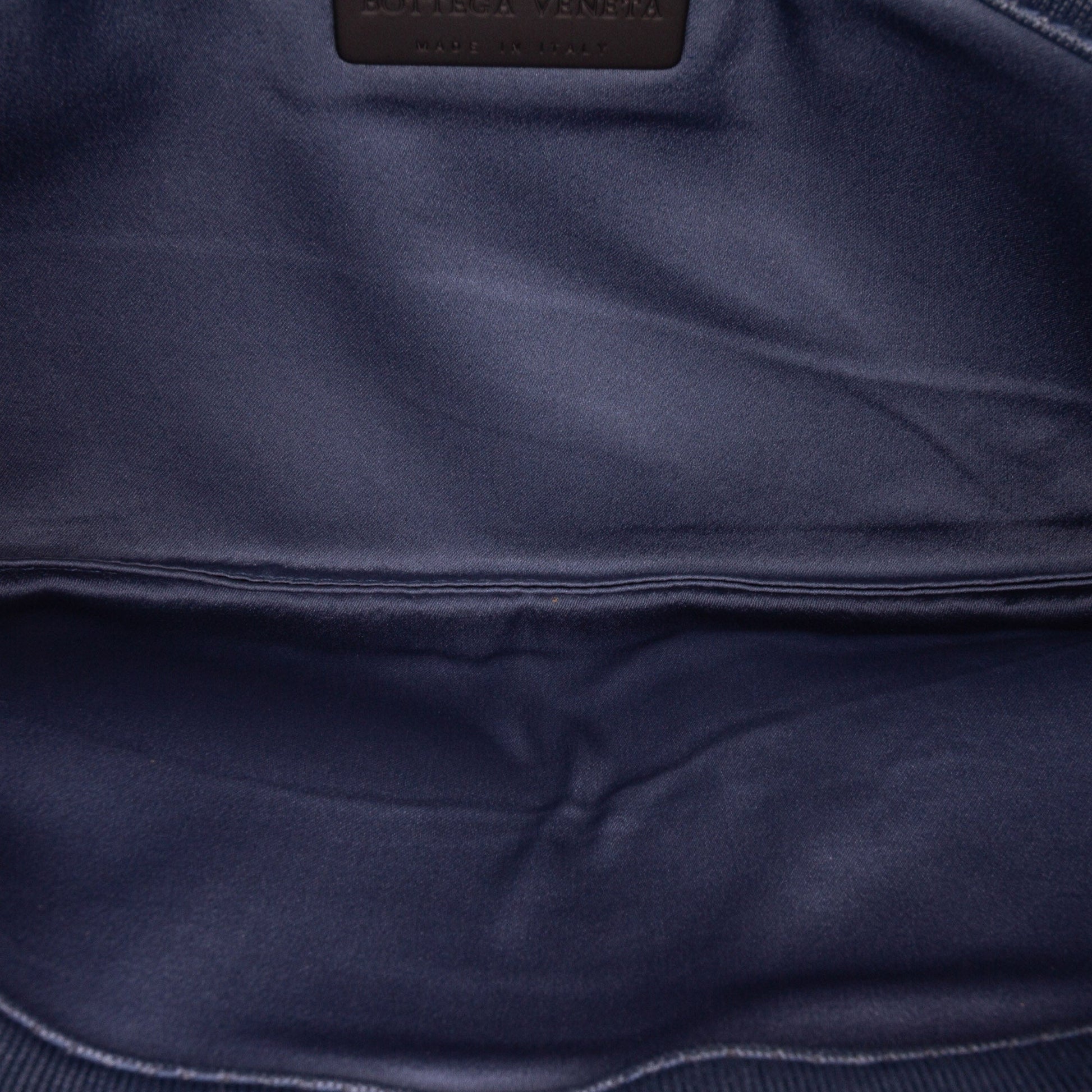 Bottega Veneta Canvas Intrecciato Buckle Flap Handbag