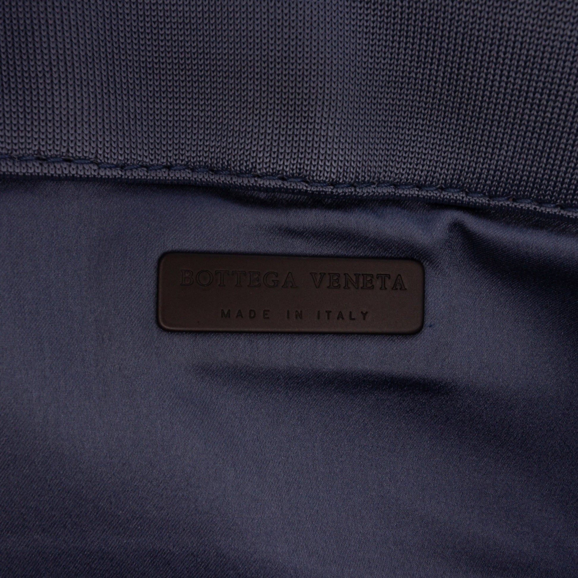 Bottega Veneta Canvas Intrecciato Buckle Flap Handbag