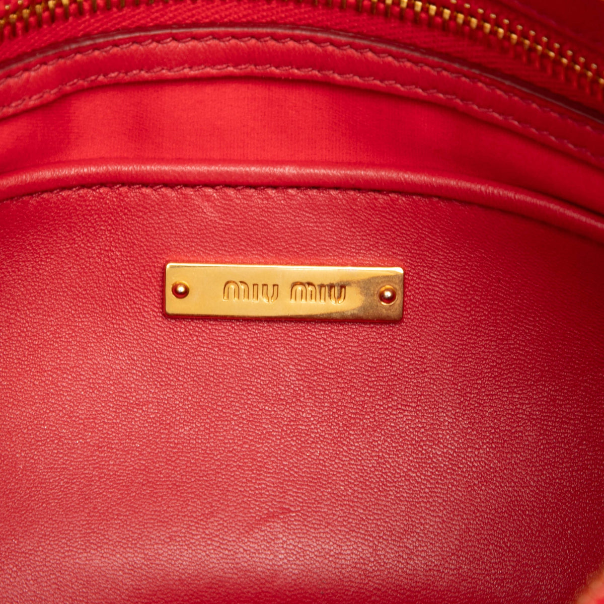 Miu Miu Matelasse Nappa Clutch