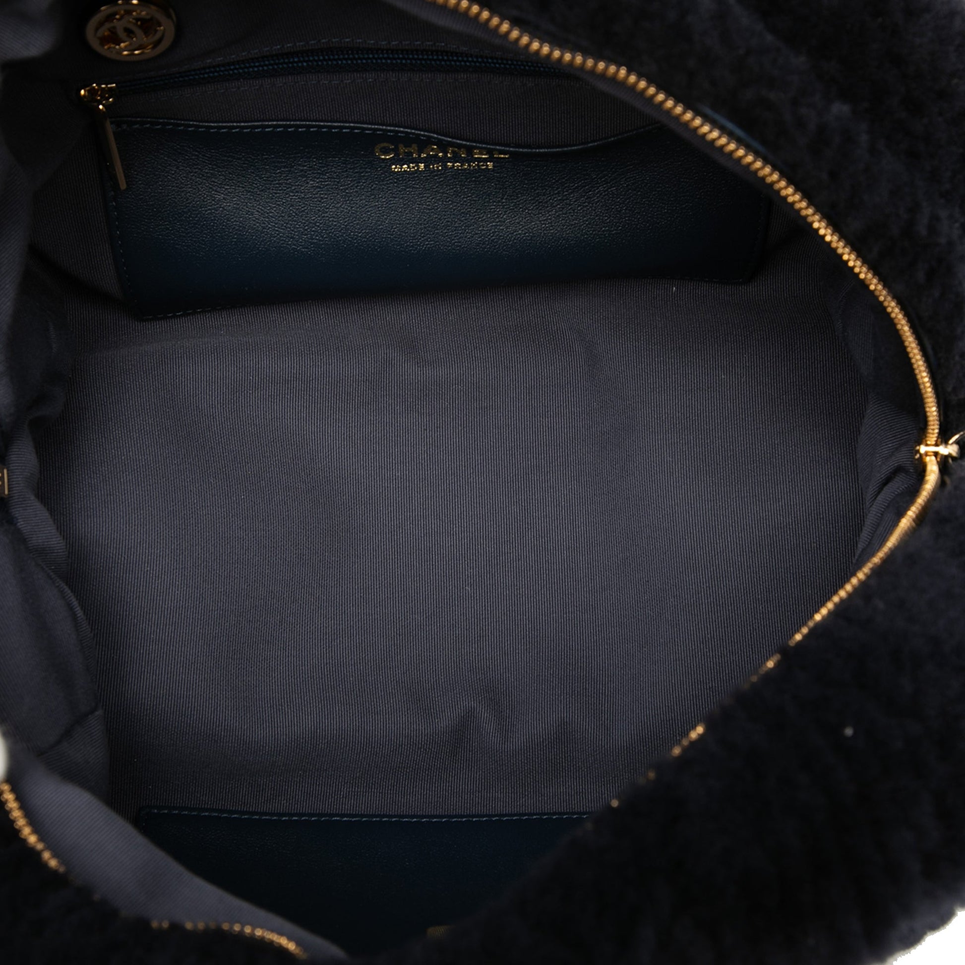 Chanel Coco Neigh Large Quilted Shearling Bowling Bag