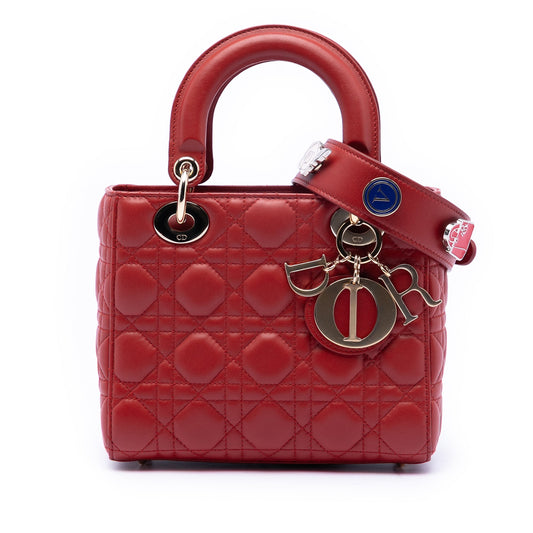 Dior Small Lambskin Cannage My ABCDior Lady Dior