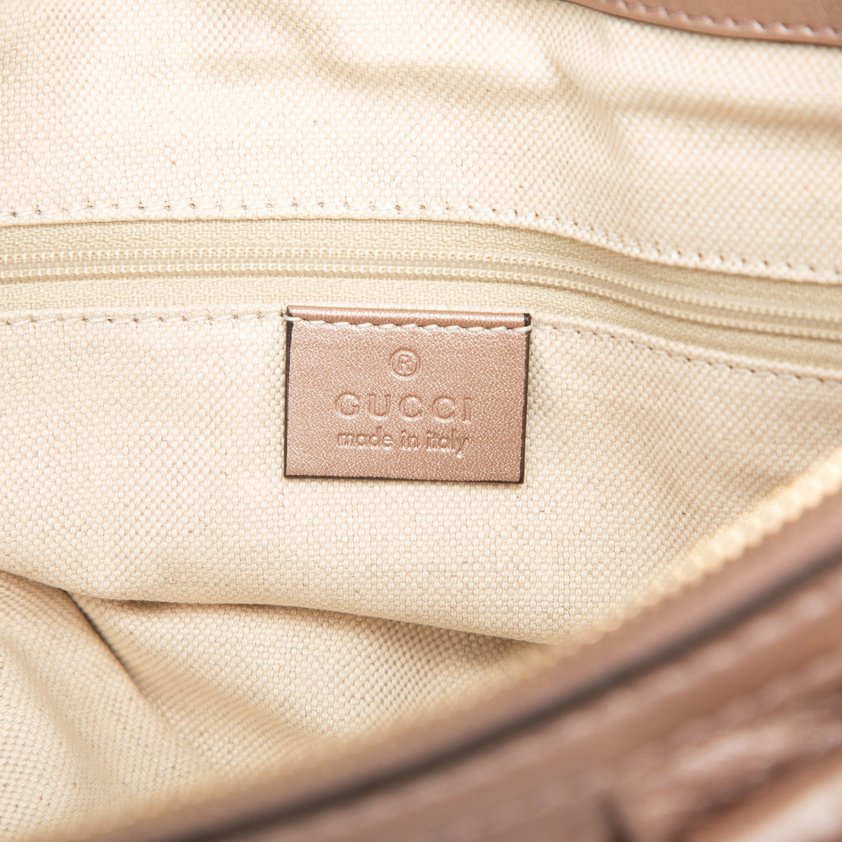 Gucci Metallic Microguccissima Sukey Satchel