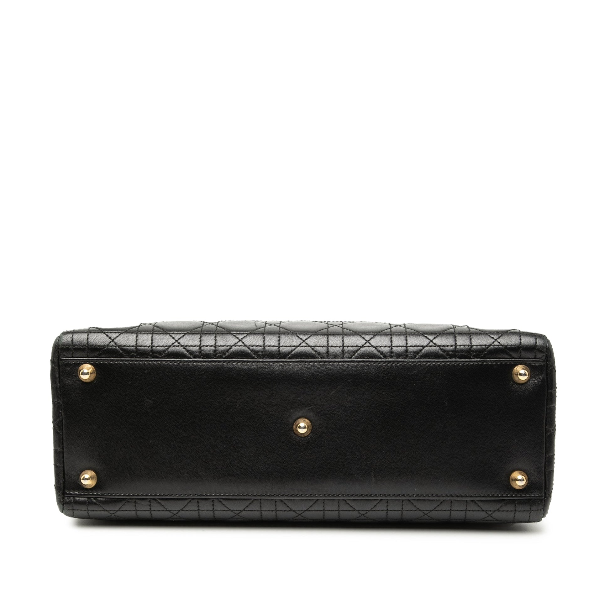 Dior Large Lambskin Cannage Lady Dior