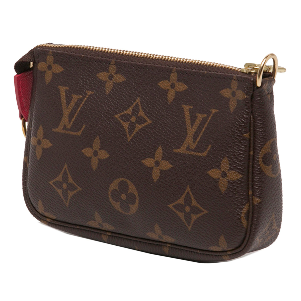 Louis Vuitton Monogram Christmas Animation Mini Courchevel Pochette Accessories — Brown