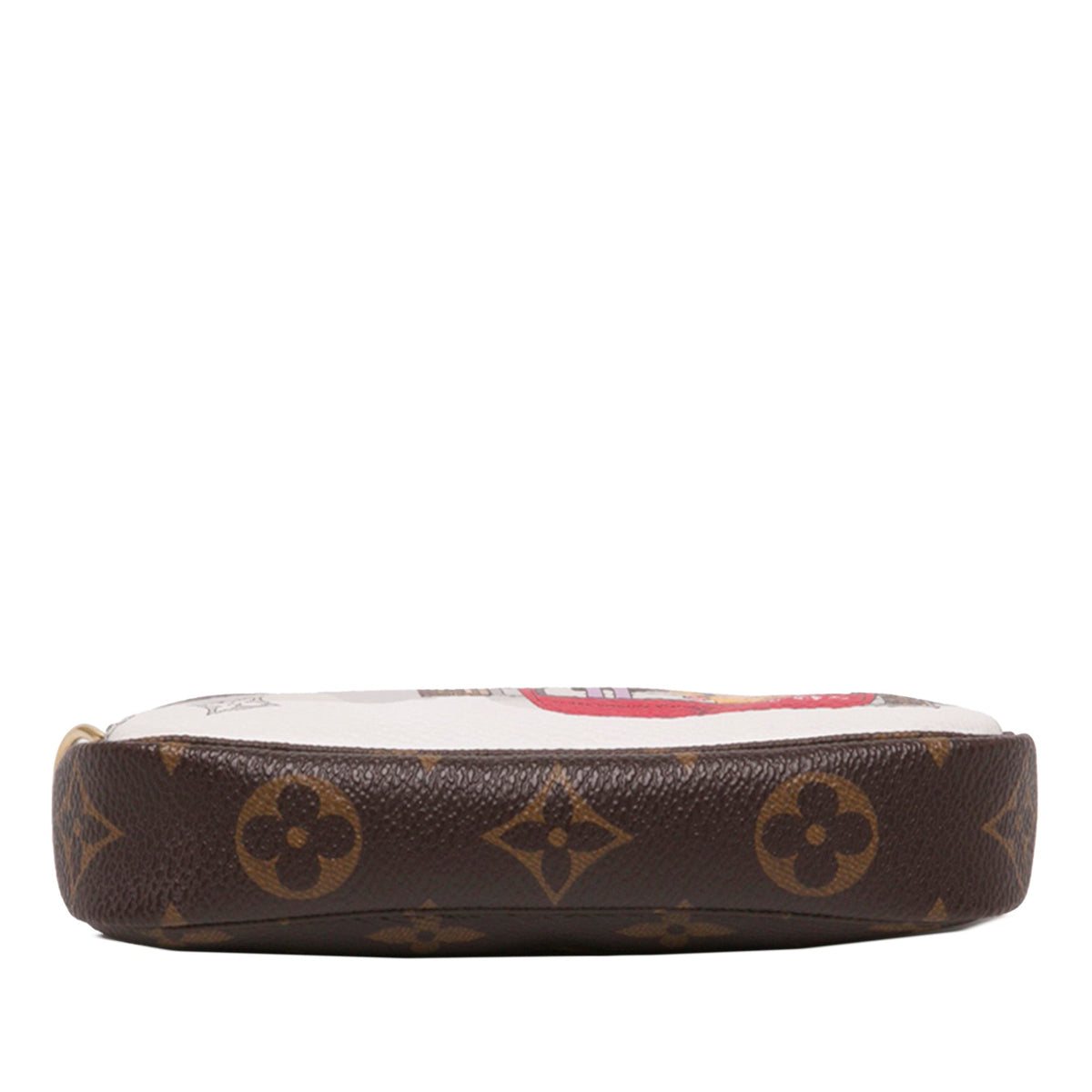 Louis Vuitton Monogram Christmas Animation Mini Courchevel Pochette Accessories — Brown