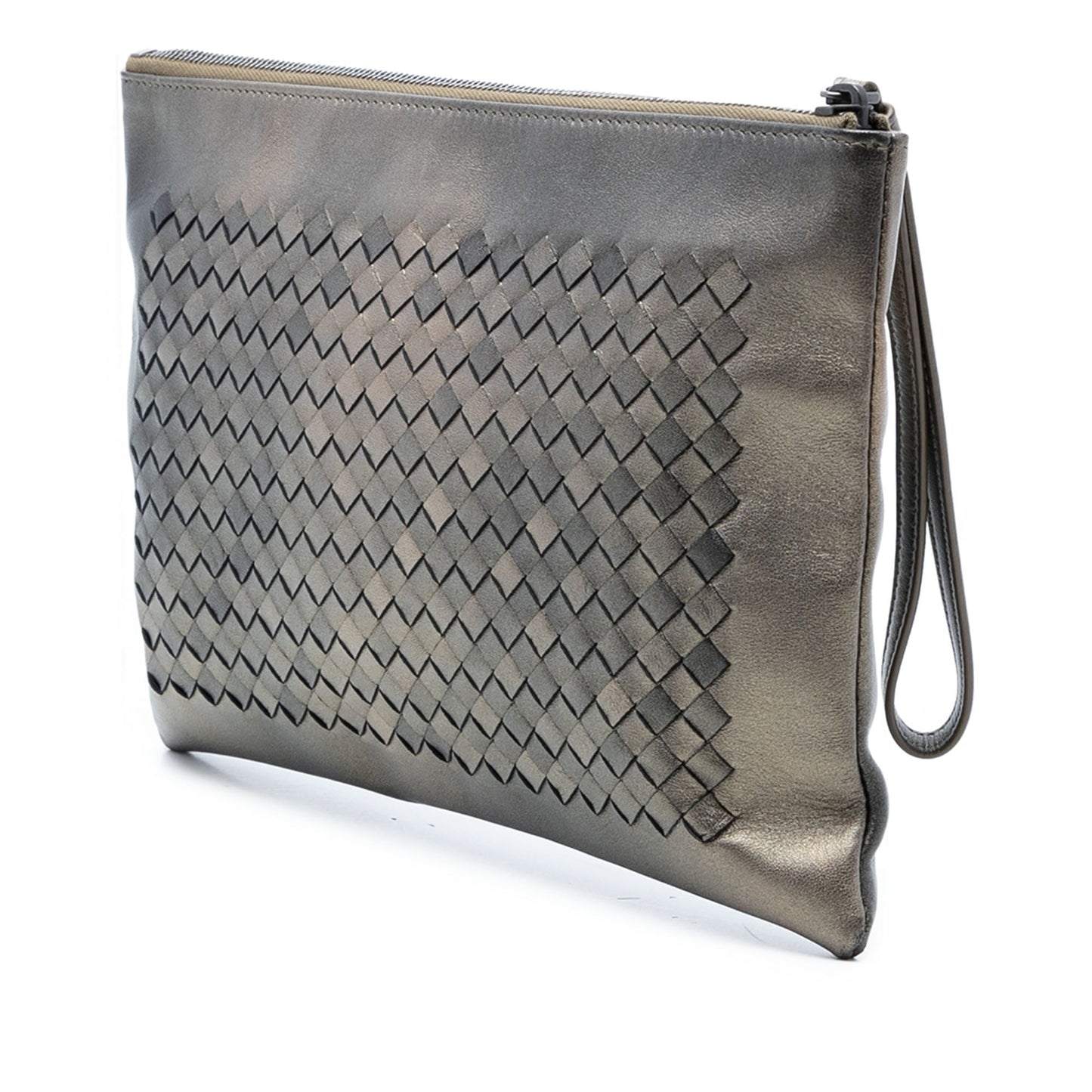 Bottega Veneta Nappa Intrecciato Wristlet Clutch
