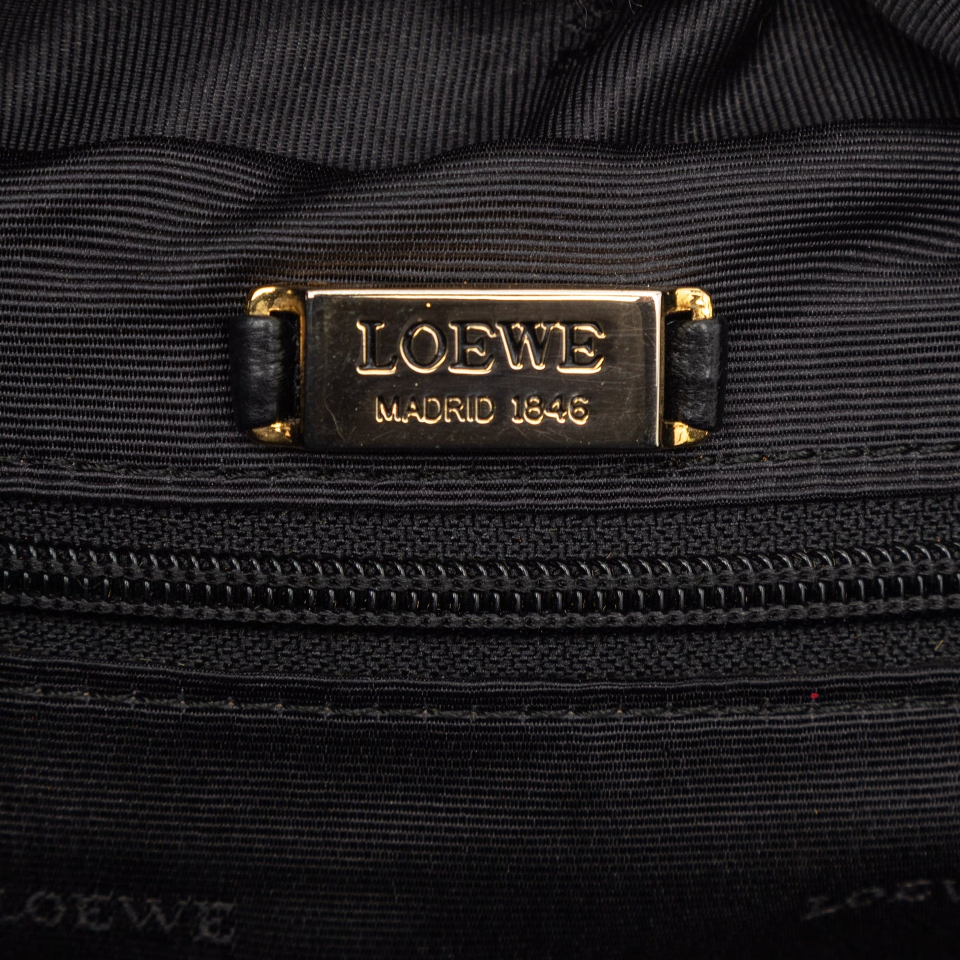 LOEWE Leather Anagram Studs Handbag