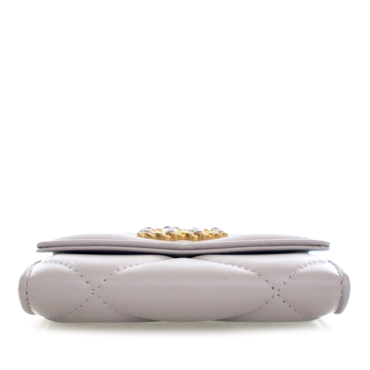 Chanel Quilted Lambskin 19 Flap Coin Purse With Chain