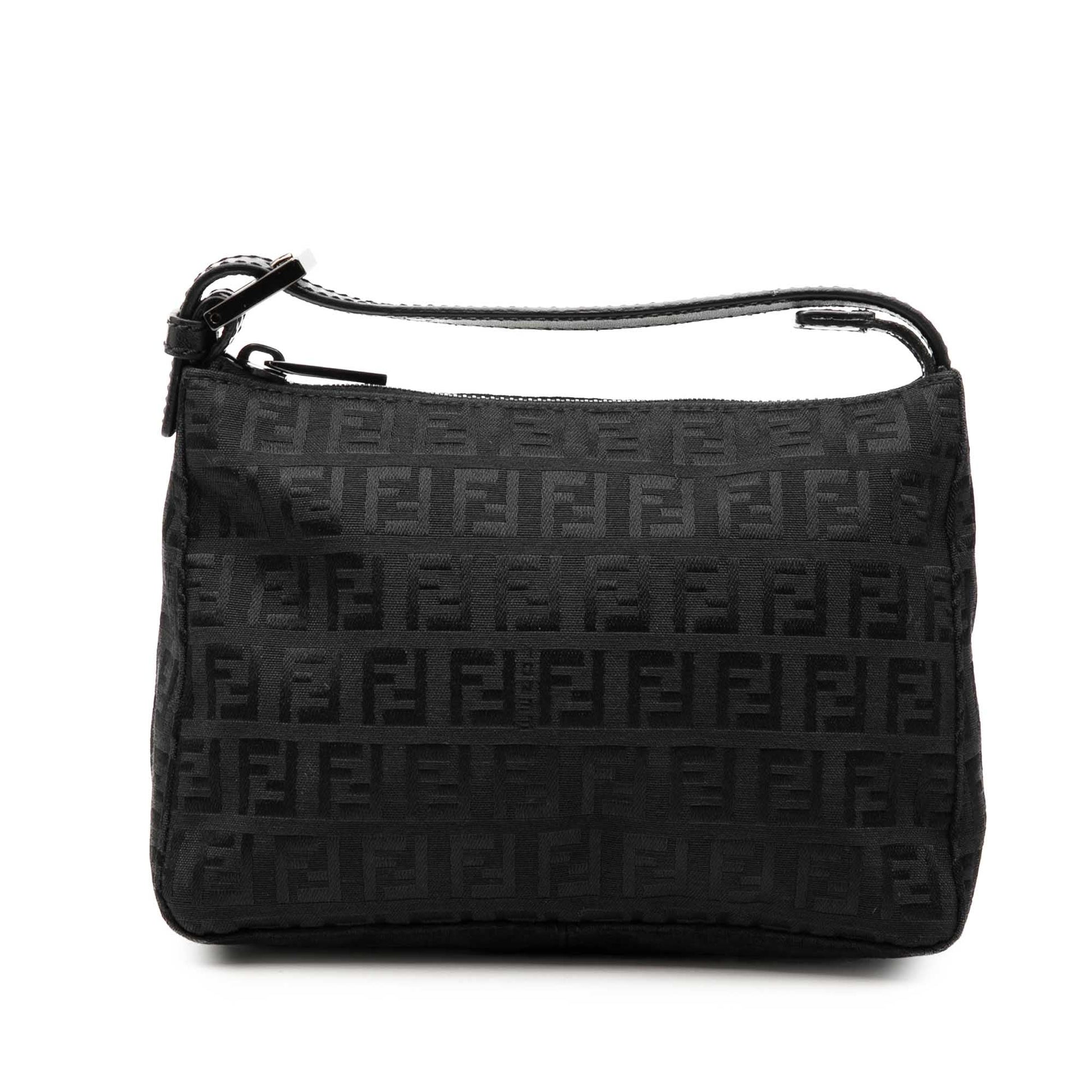 Fendi Zucchino Canvas Handbag