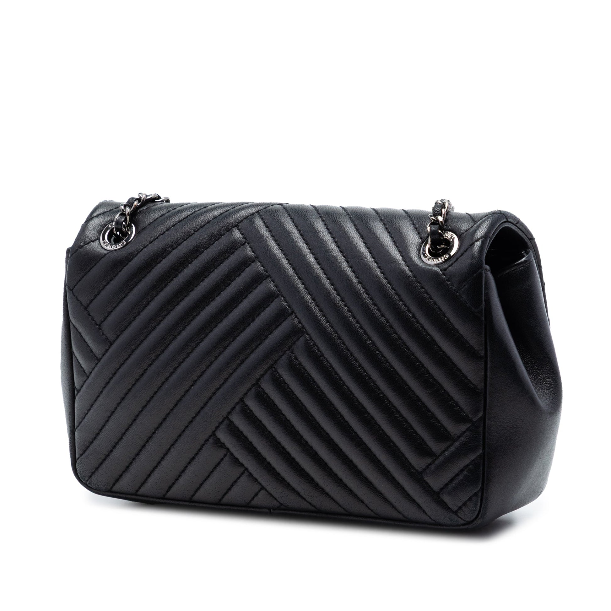 Chanel Small Lambskin CC Crossing Flap