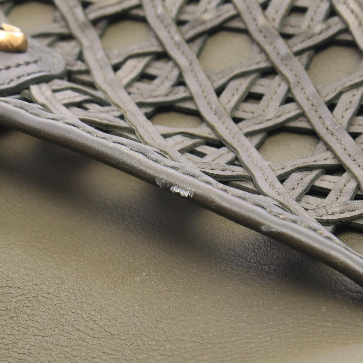 Dior Leather Lattice Crossbody