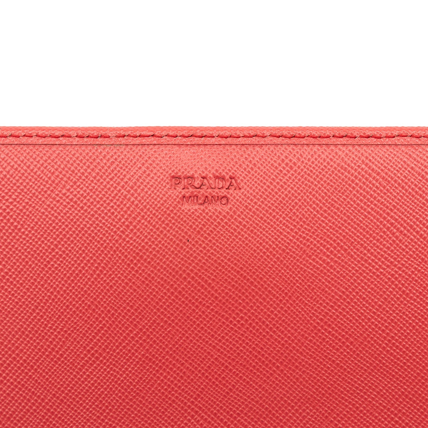 Prada Saffiano Lux Wallet On Chain