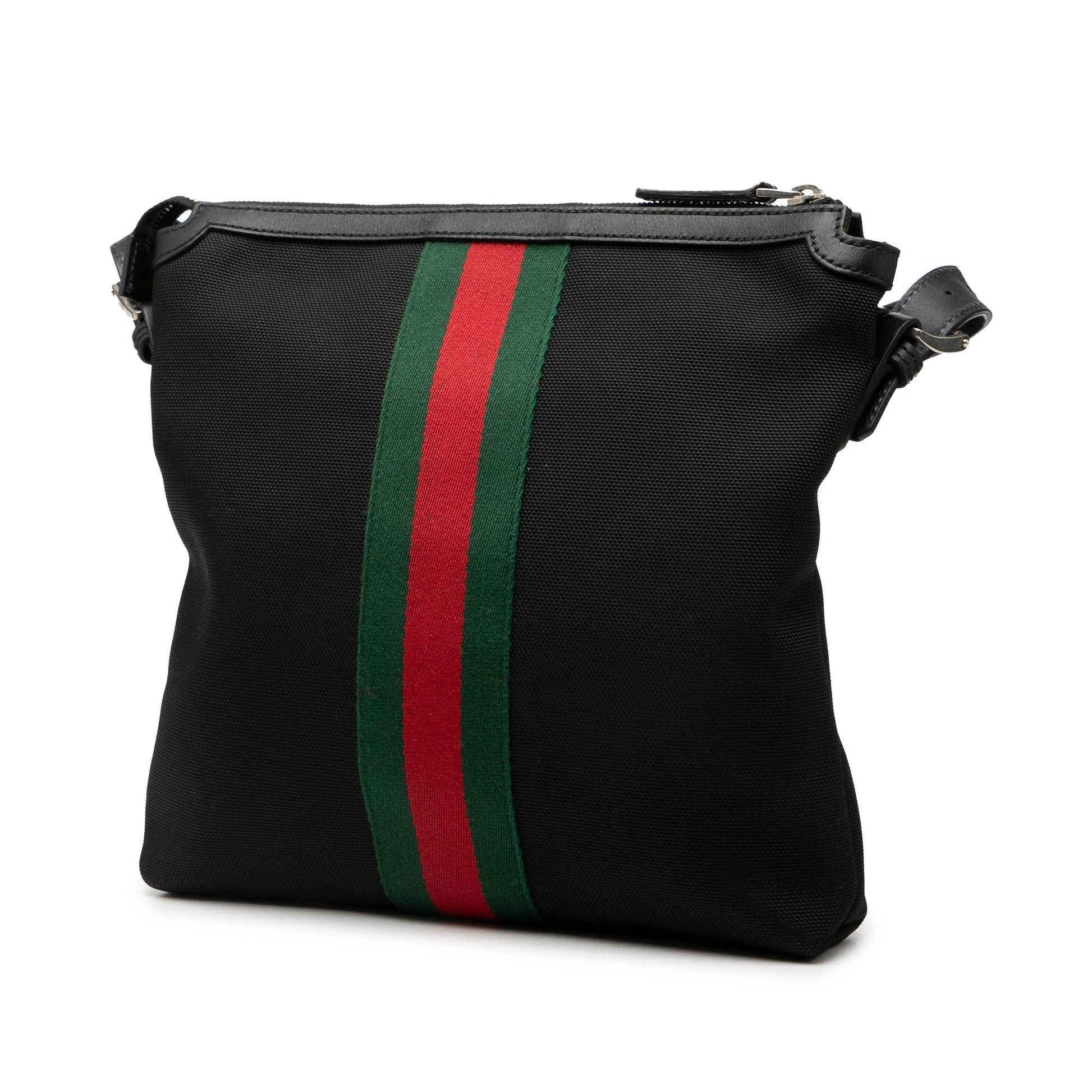 Gucci GG Techno Canvas Web Messenger Bag