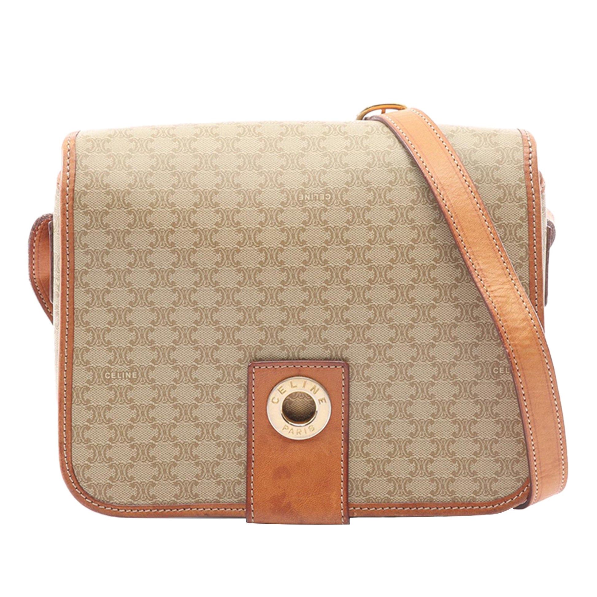 Celine Macadam Coated Canvas Crossbody