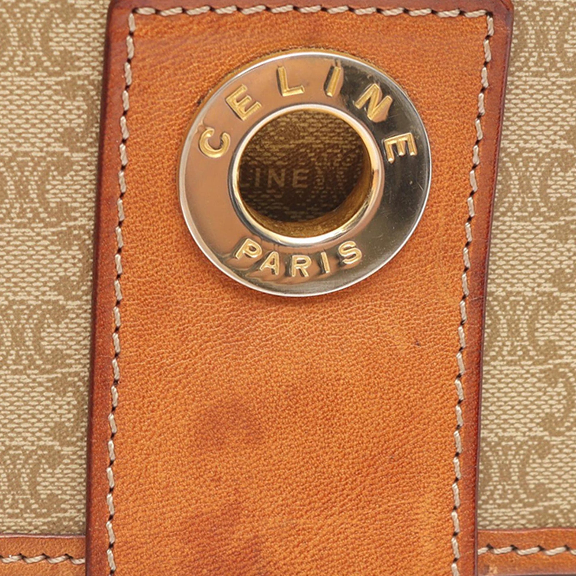 Celine Macadam Coated Canvas Crossbody