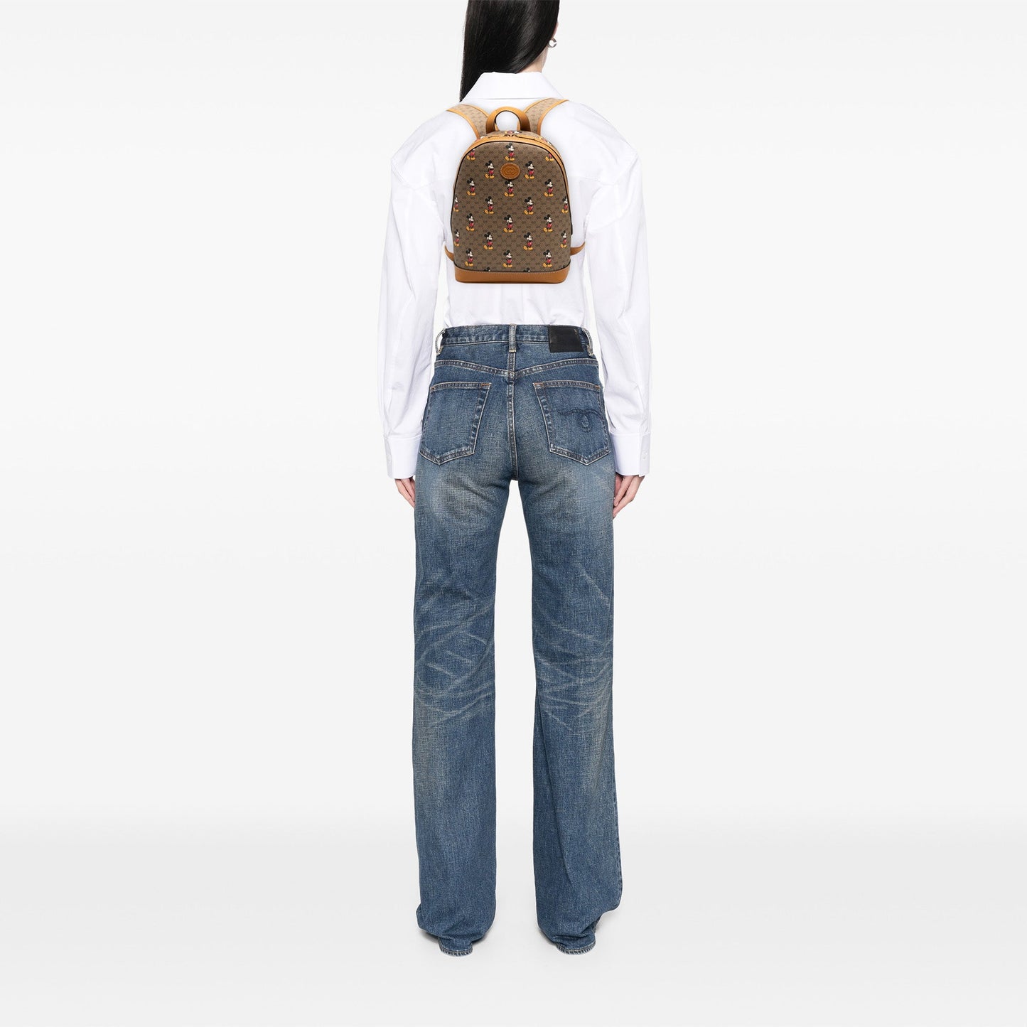 Gucci Disney Small Micro GG Supreme Mickey Mouse Dome Backpack