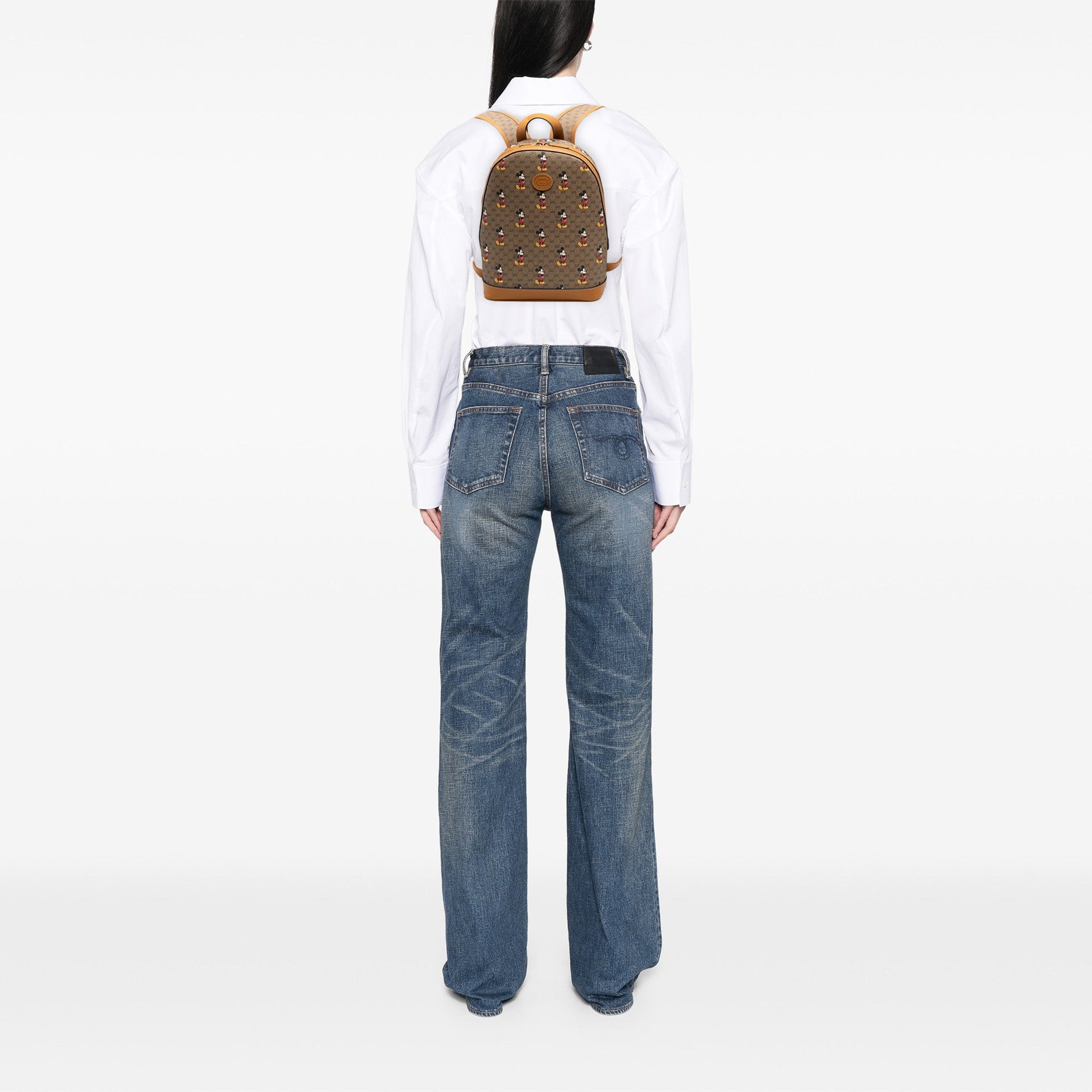 Gucci Disney Small Micro GG Supreme Mickey Mouse Dome Backpack