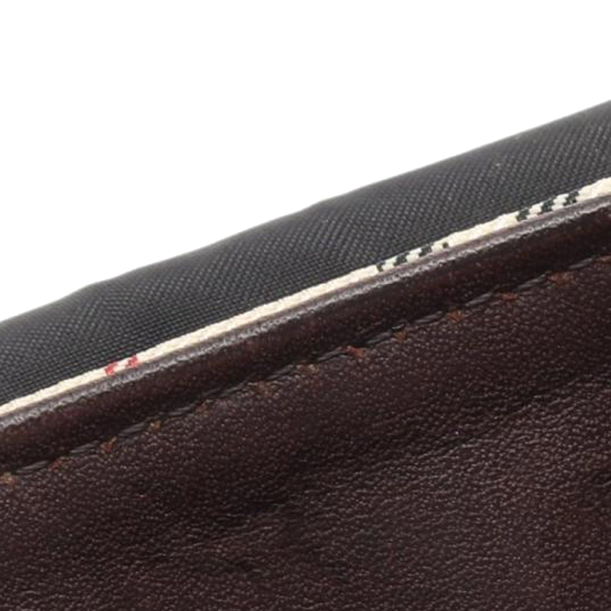 Burberry House Check Canvas Flap Crossbody