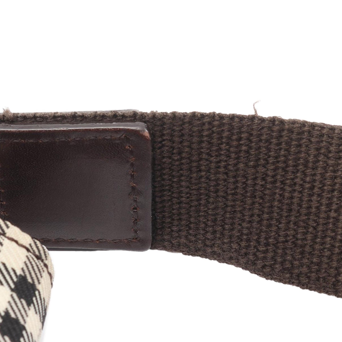 Burberry House Check Canvas Flap Crossbody