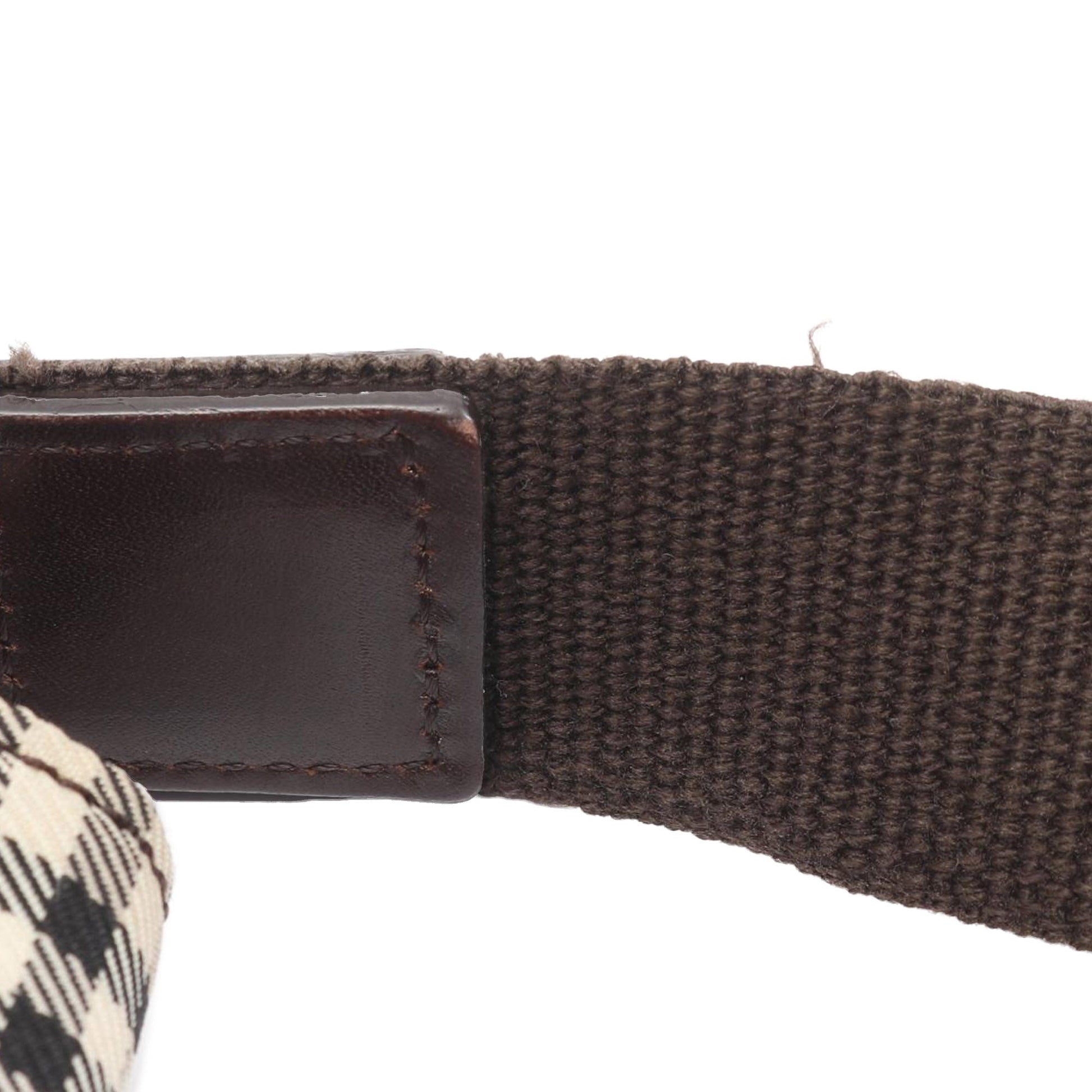 Burberry House Check Canvas Flap Crossbody