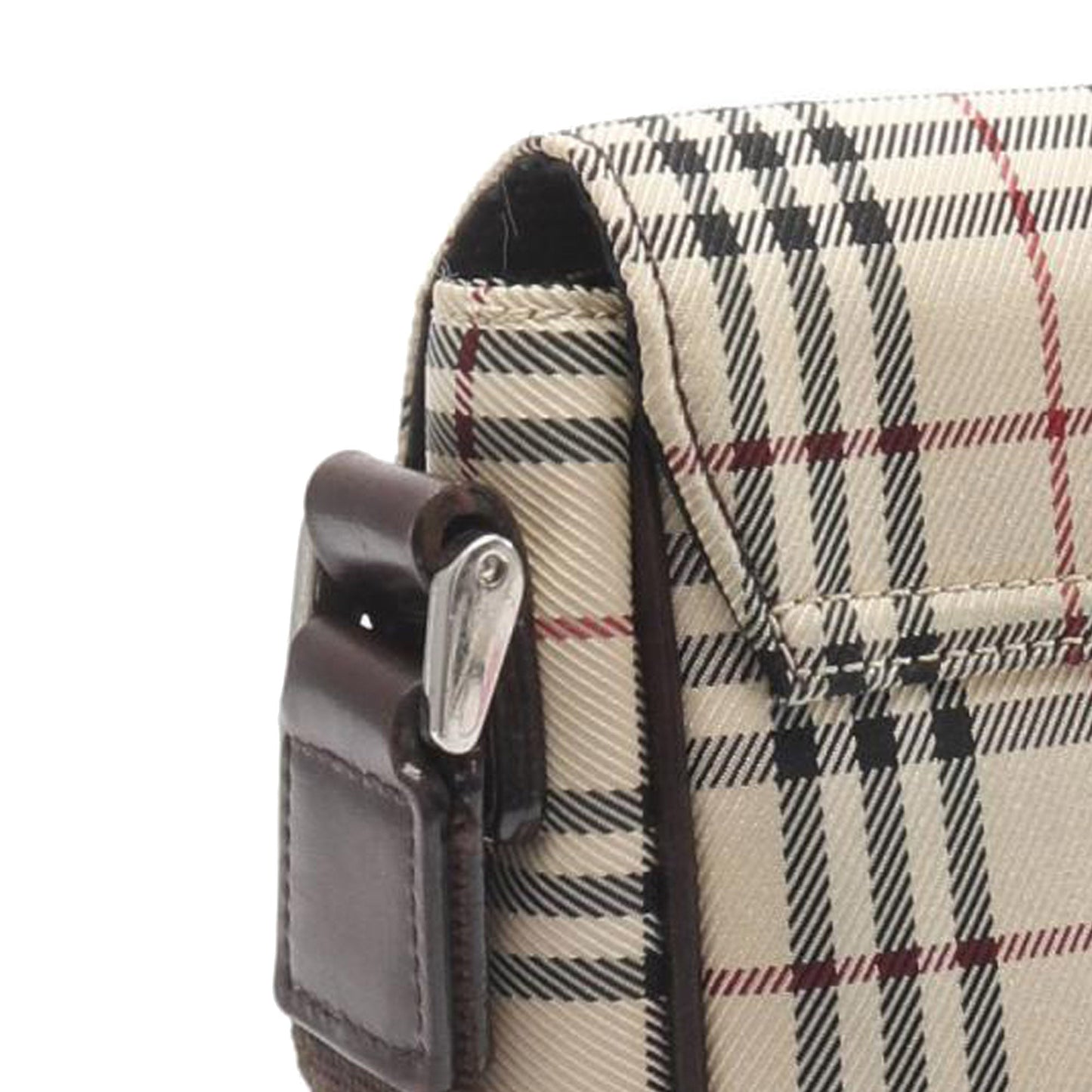 Burberry House Check Canvas Flap Crossbody