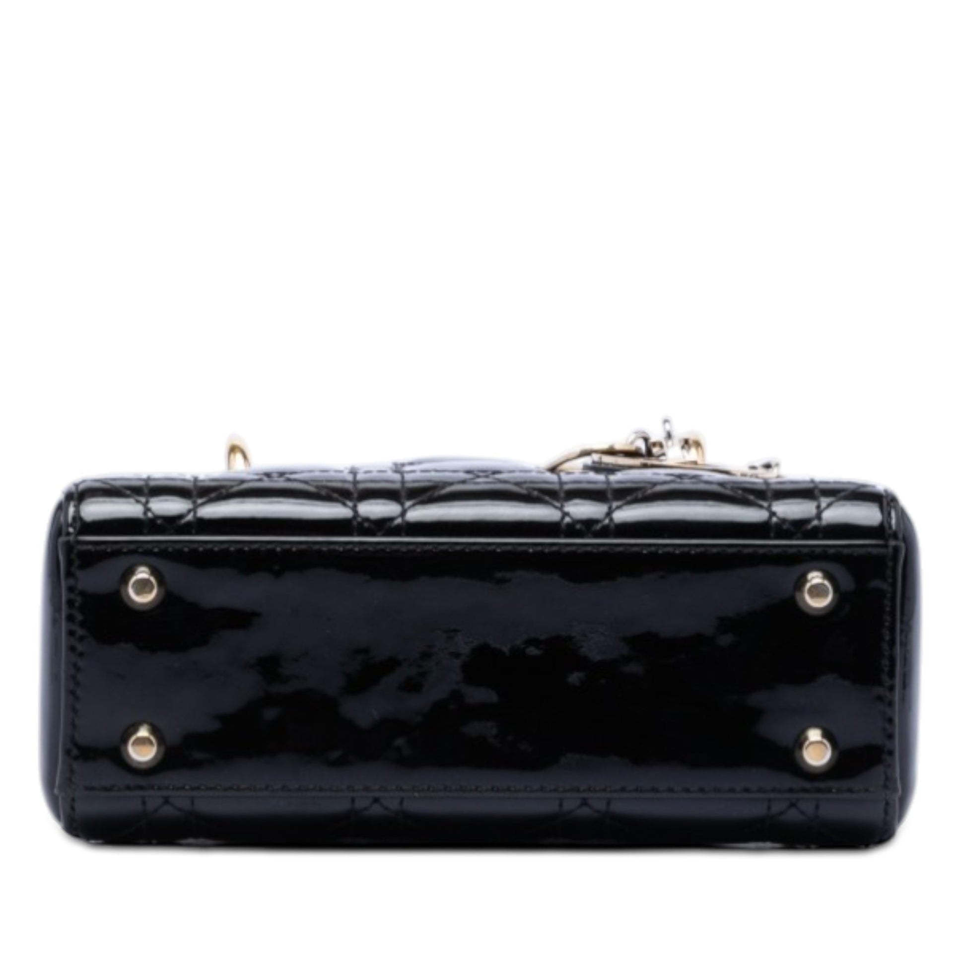 Dior Mini Patent Cannage Lady Dior