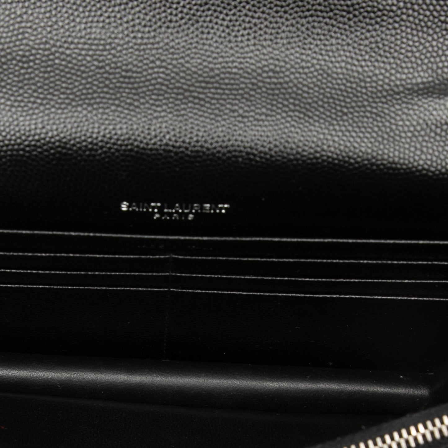 Bicolor Grain De Poudre Cassandre Envelope Chain Wallet