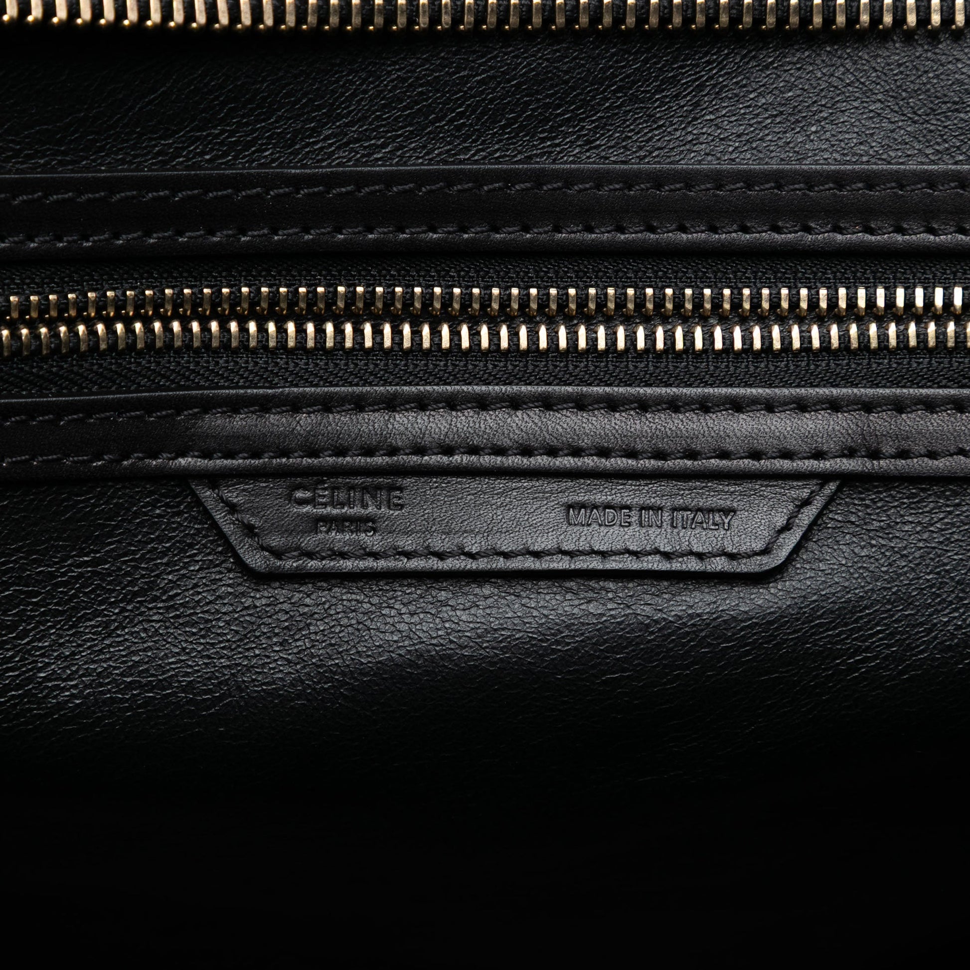 Mini Bicolor Canvas and Leather Luggage Tote