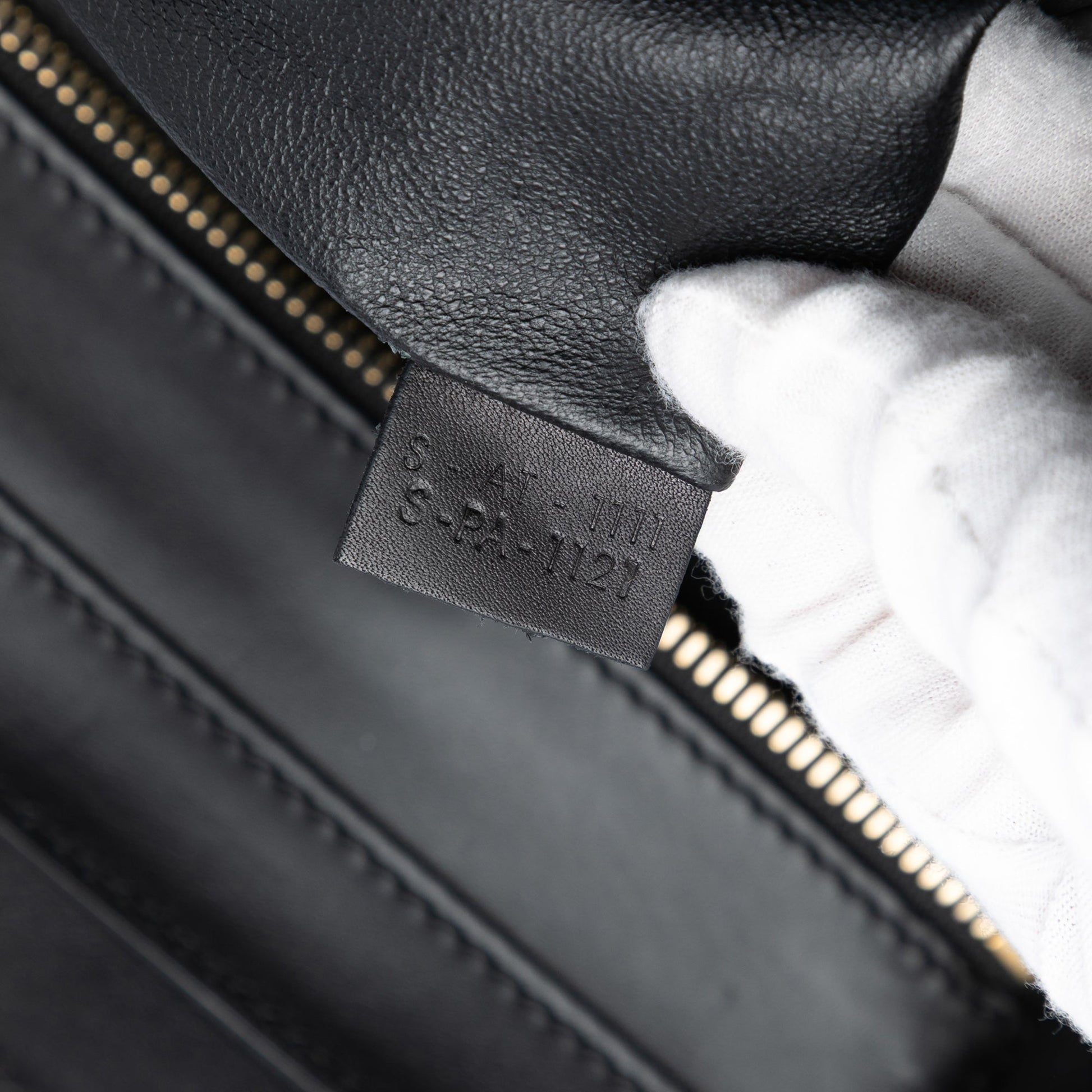 Mini Bicolor Canvas and Leather Luggage Tote