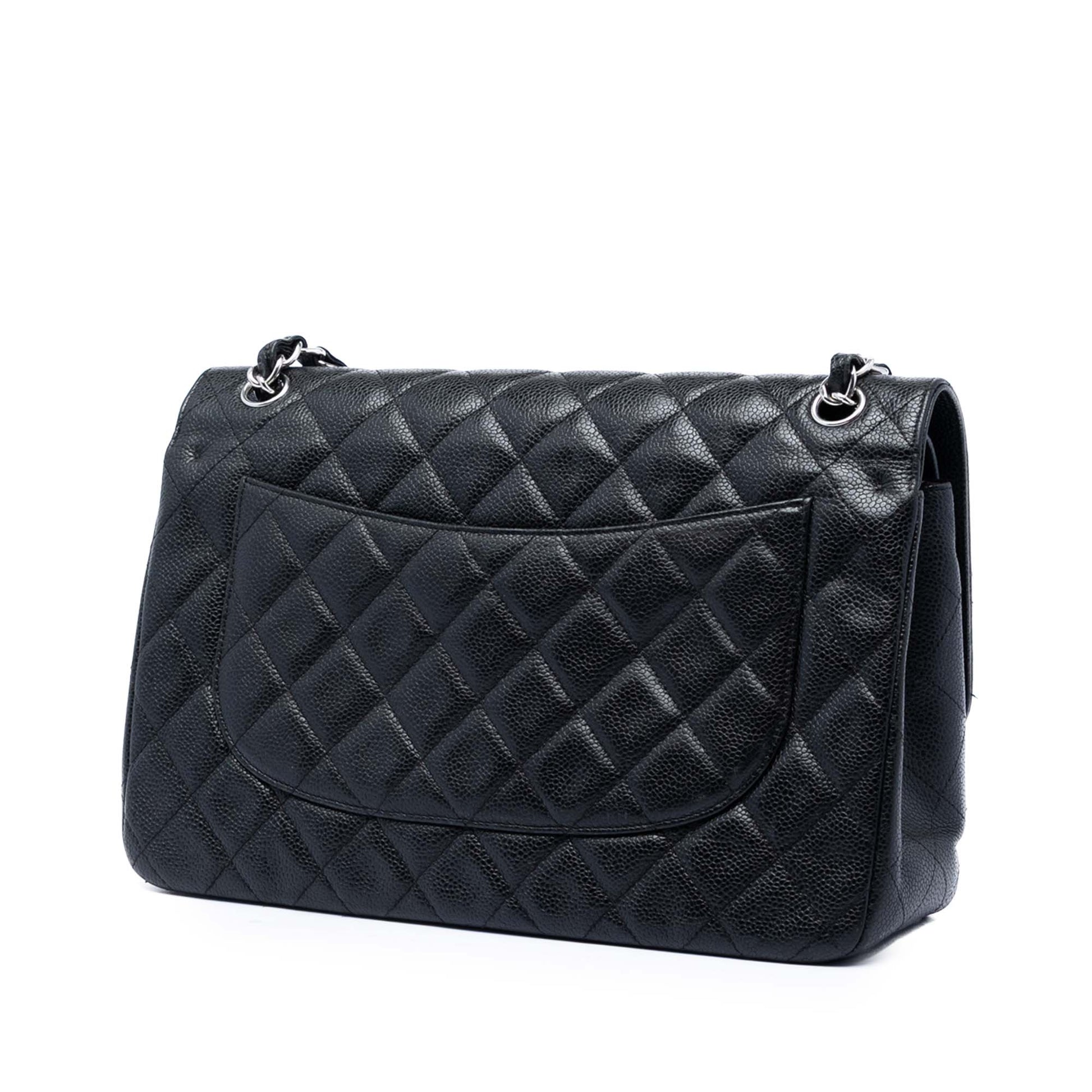 Chanel Jumbo Classic Caviar Double Flap