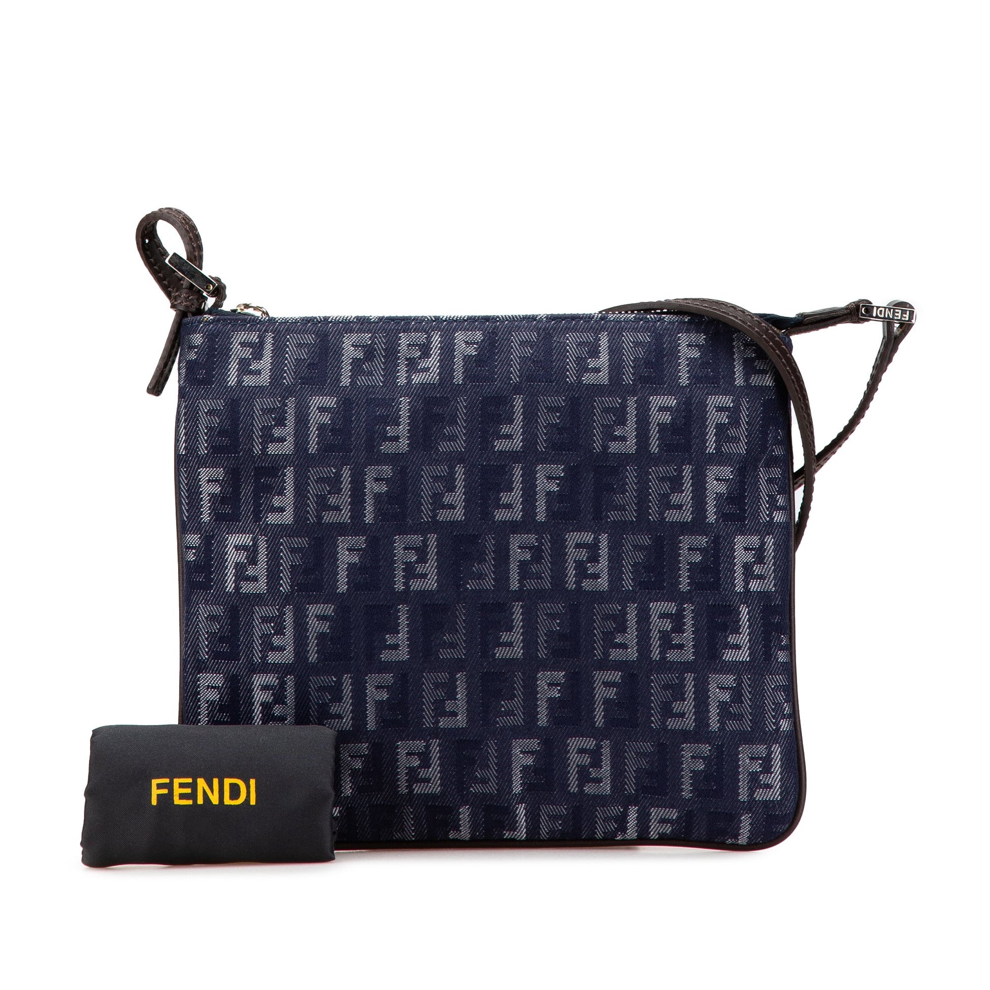 Fendi Zucchino Denim Crossbody