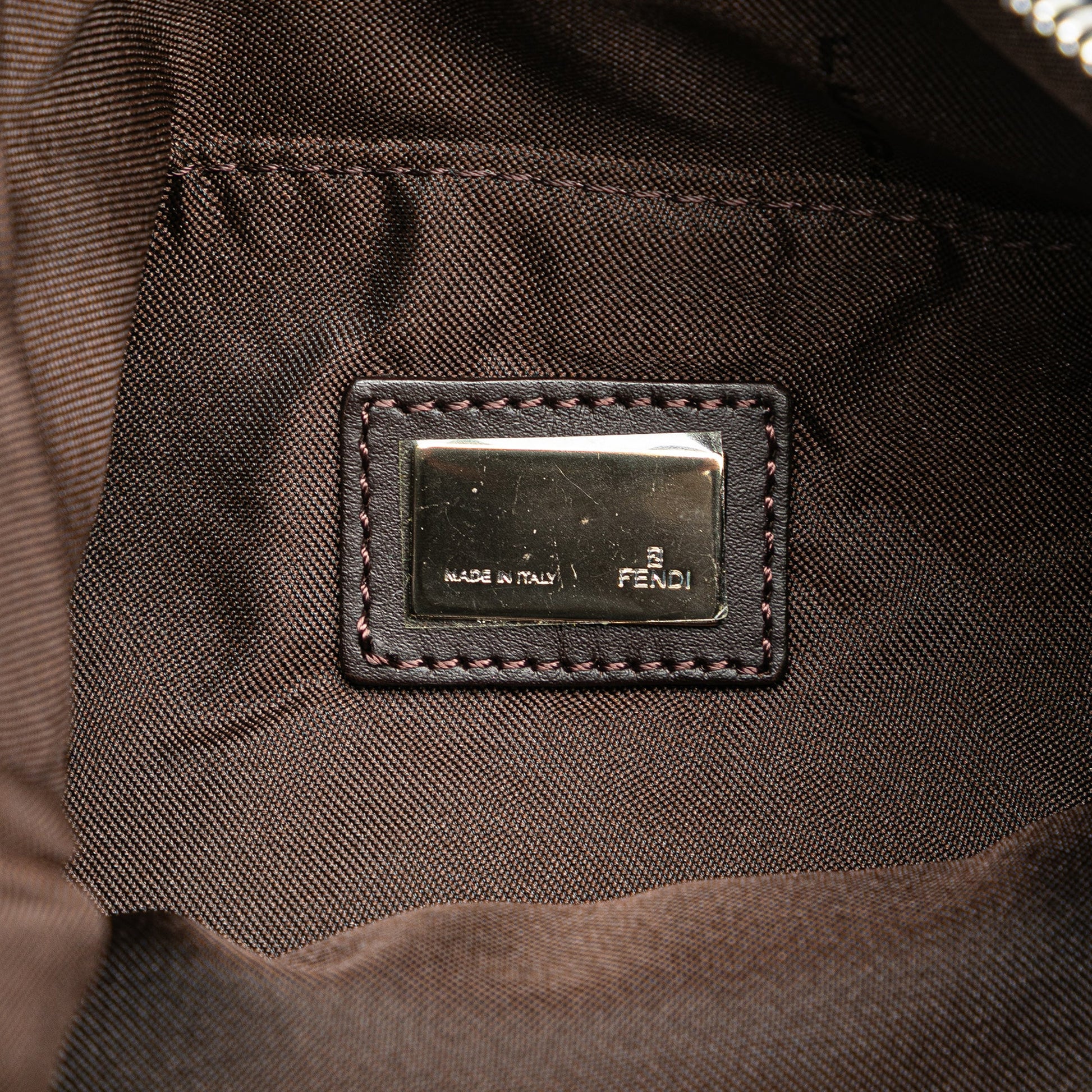 Fendi Zucchino Denim Crossbody