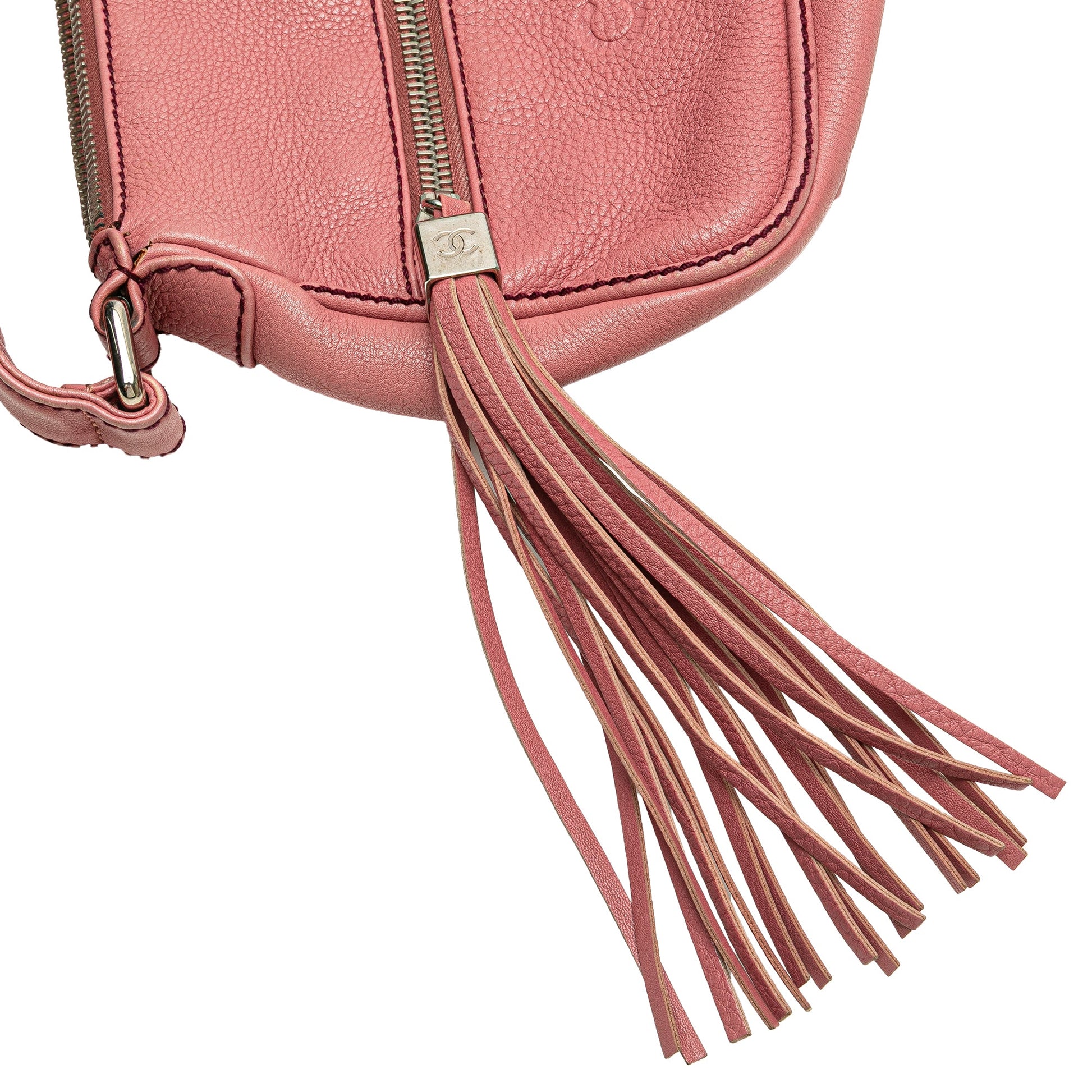 Chanel Calfskin LAX Front Pocket Shoulder Bag