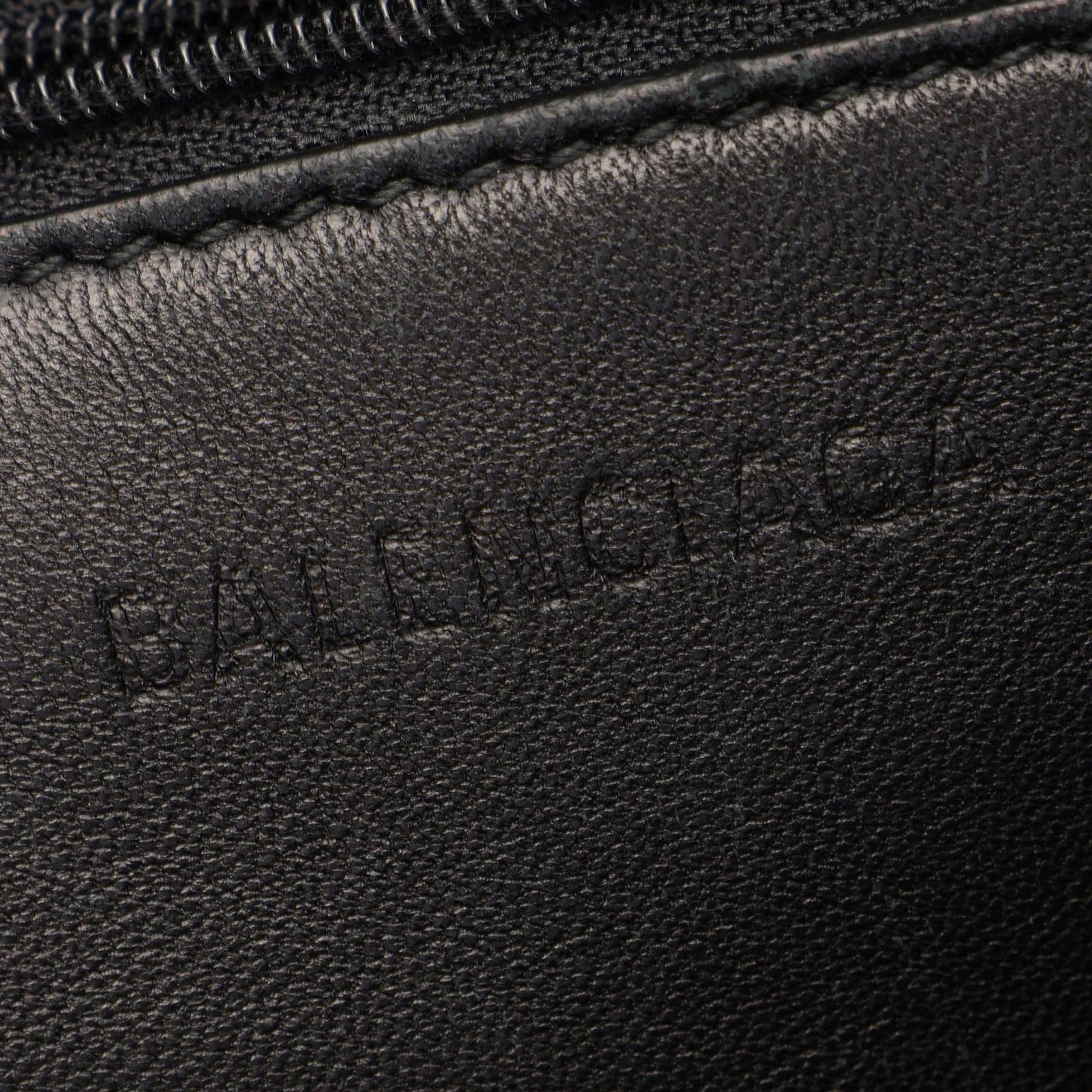 Balenciaga Small Leather Logo Market Tote