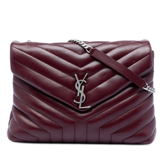 Medium Matelasse Calfskin Monogram LouLou Shoulder Bag