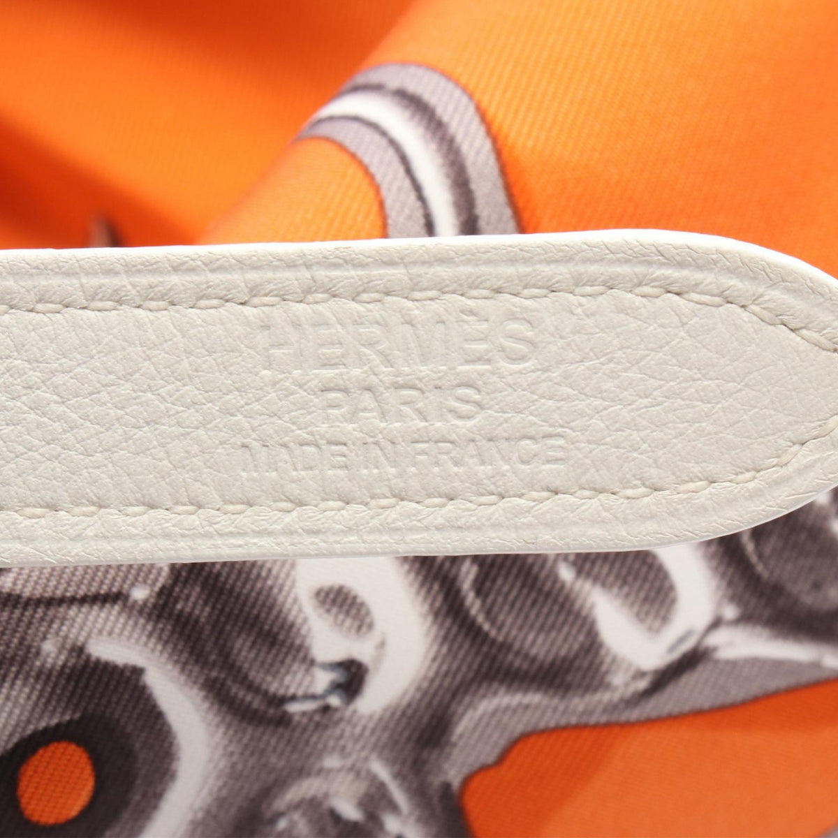 Hermès Silky City Shoulder Bag — Orange